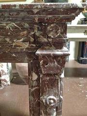 Antique Red Marble Mantel