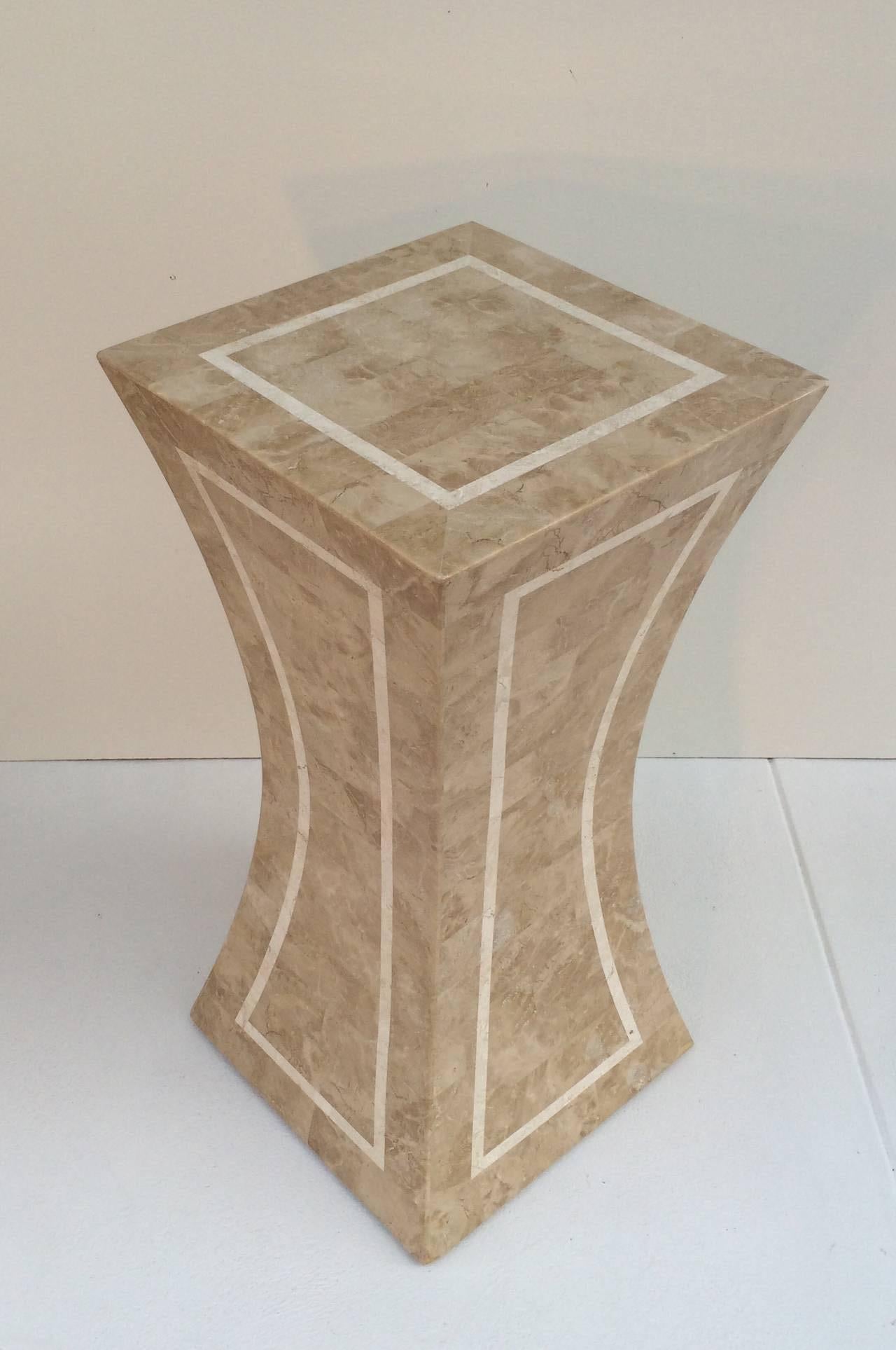 Sculptural Pedestal by Maitland-Smith In Excellent Condition In Palm Springs, CA