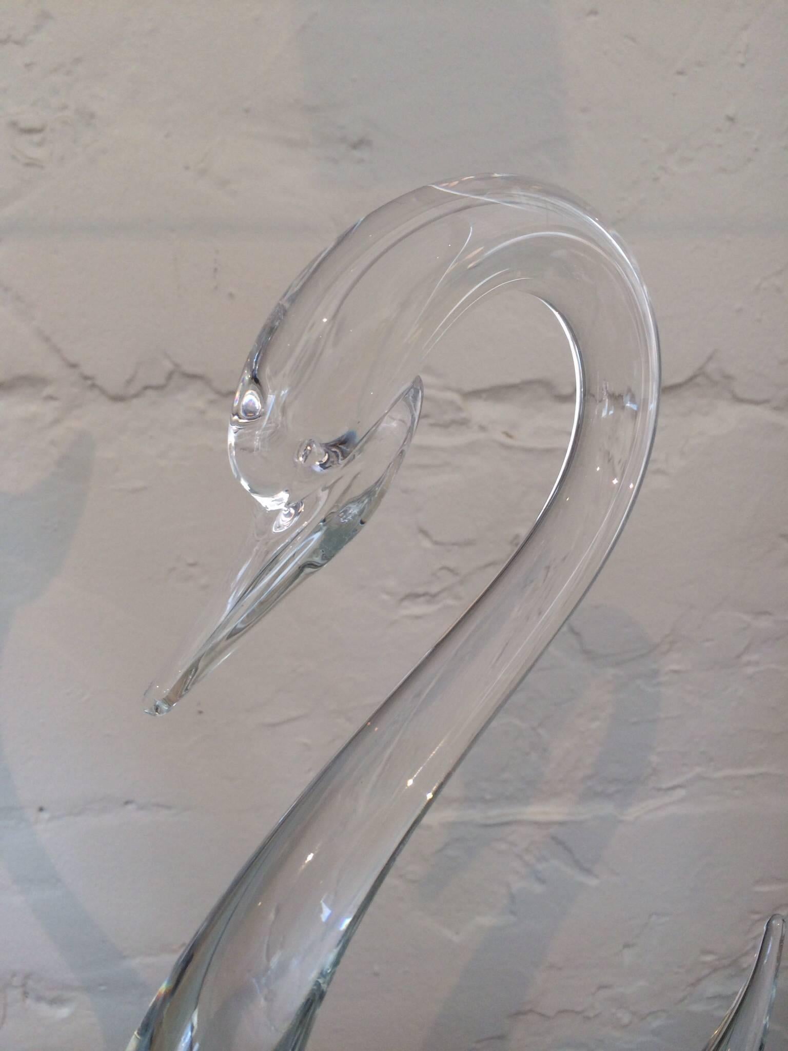 murano glass swan value