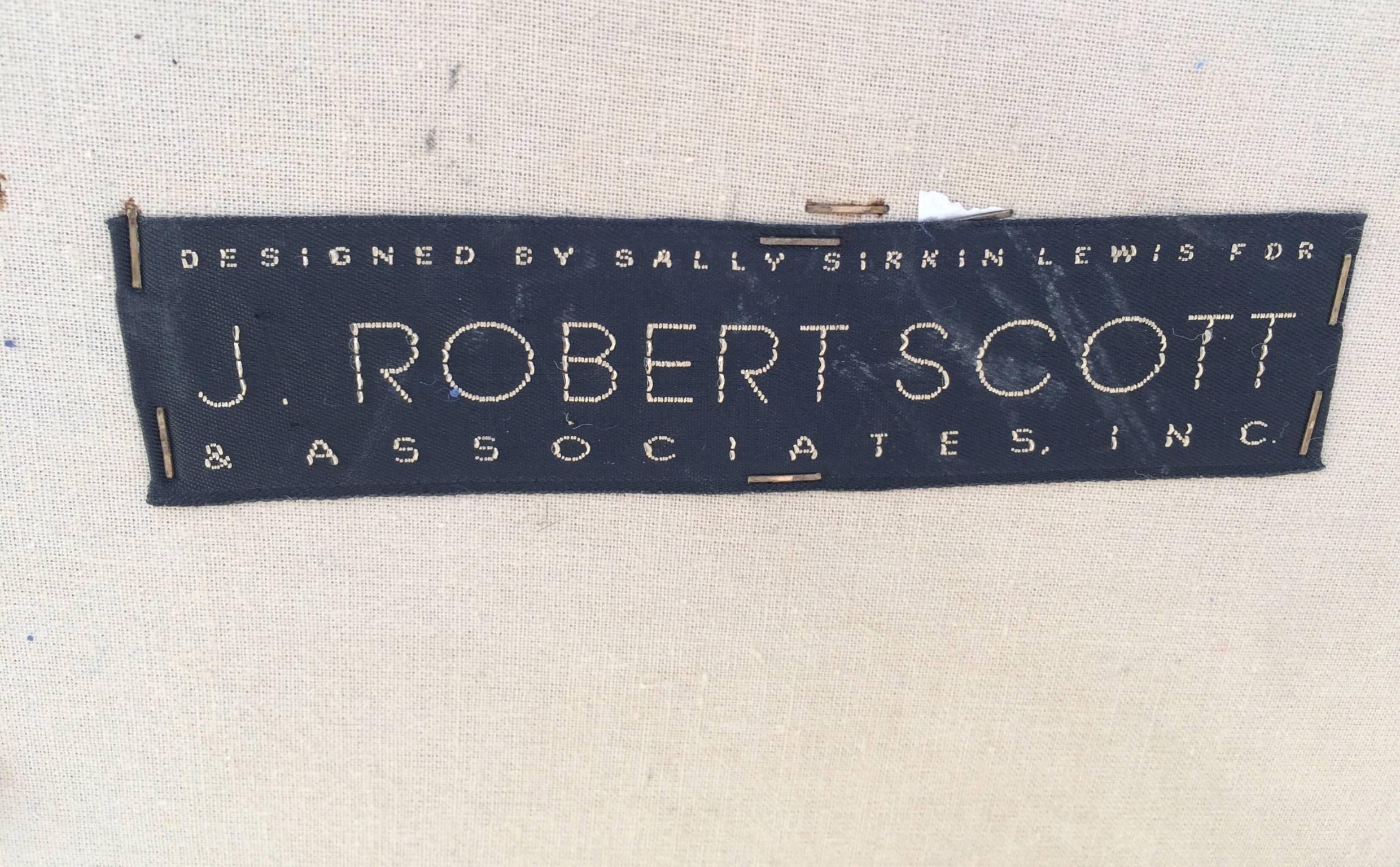 Set aus vier Drehstühlen aus Leder und Chrom von J Robert Scott & Associates im Angebot 3