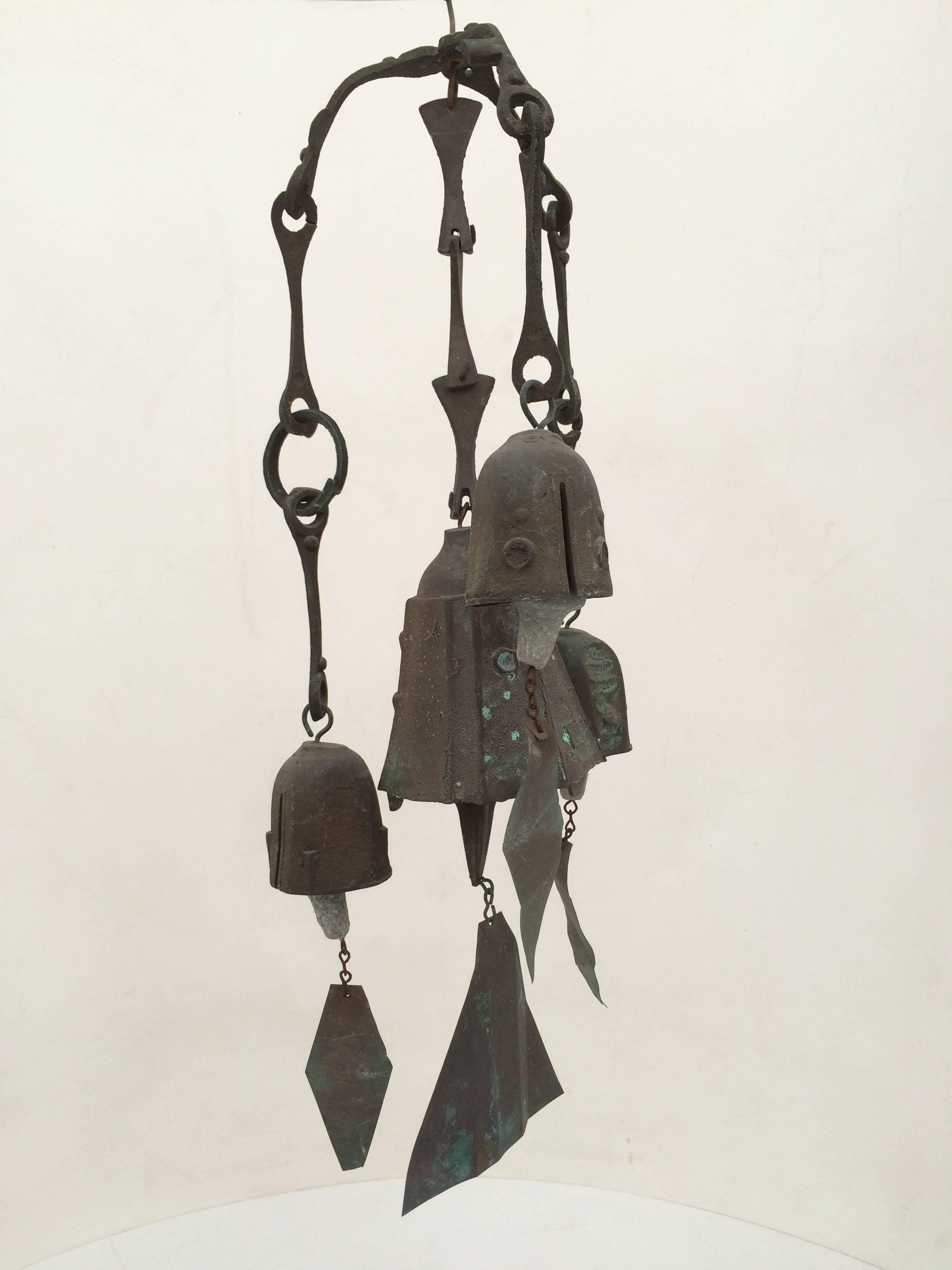 Mid-20th Century Bronze Wind Bells by Paolo Soleri