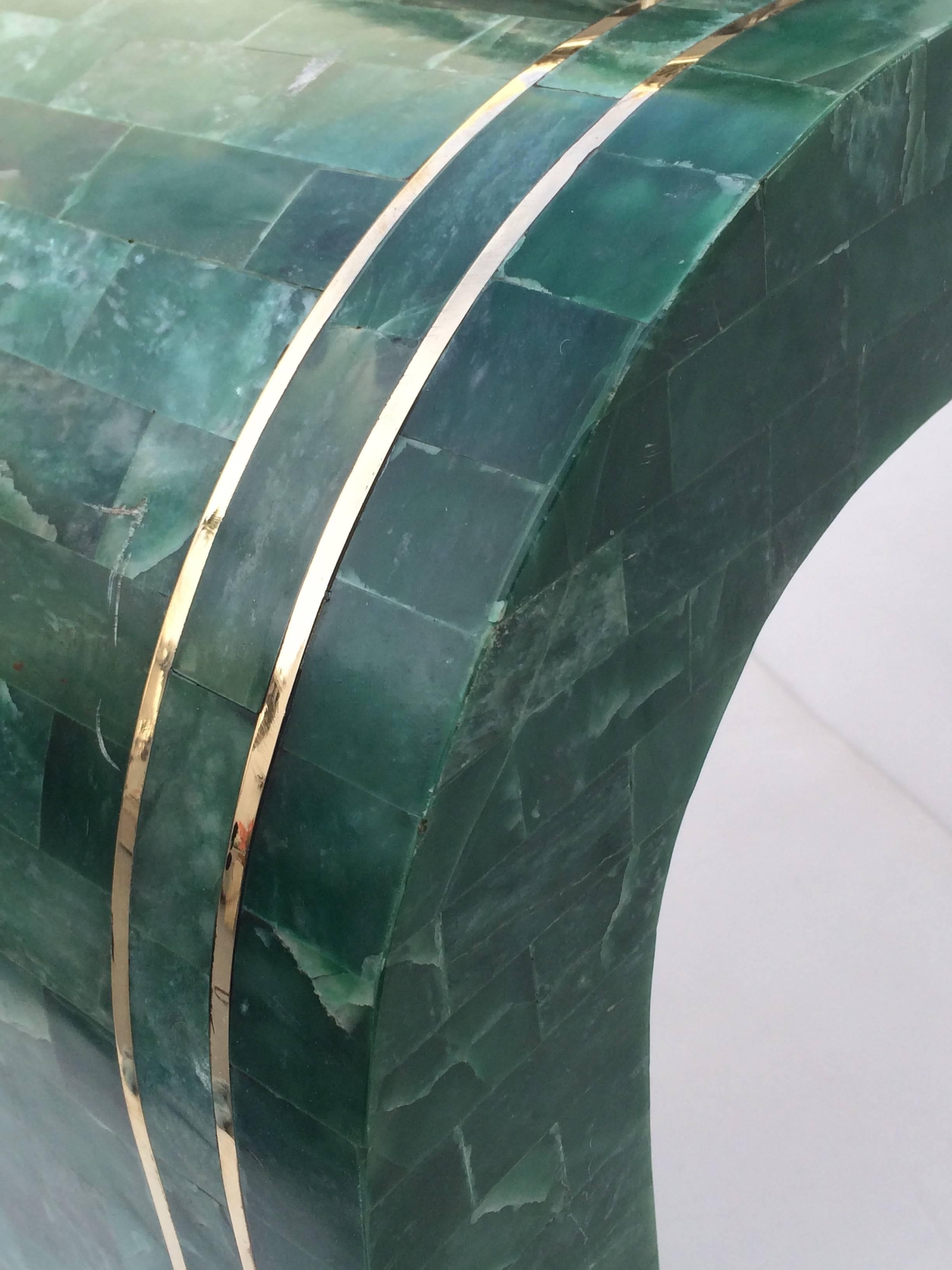 marble waterfall table