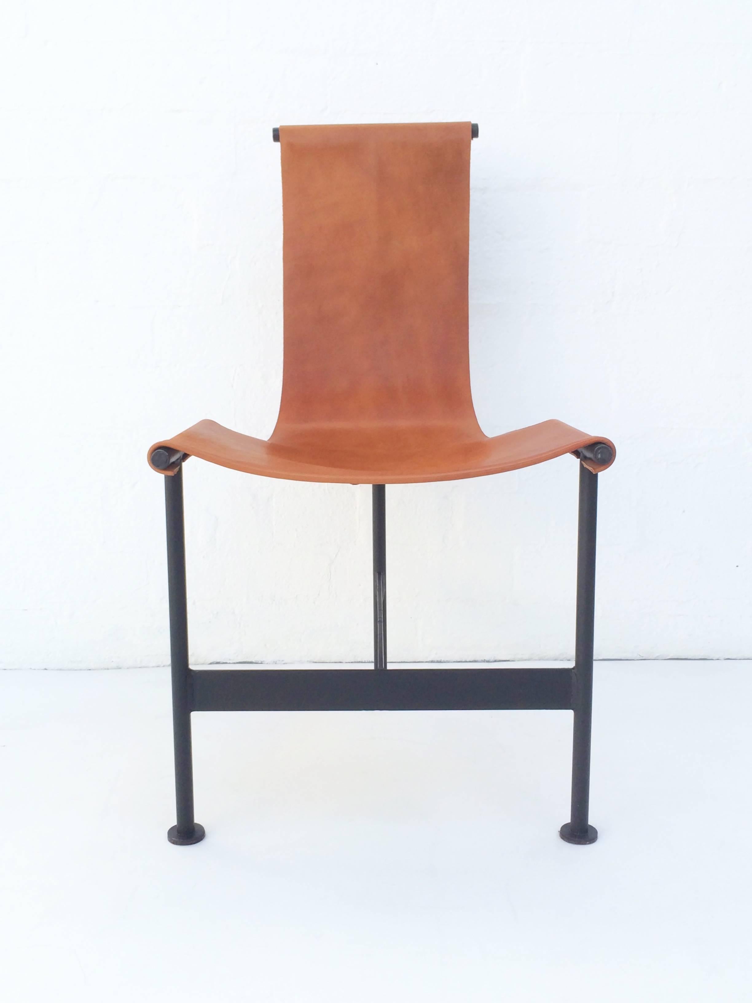 leather sling back dining chairs