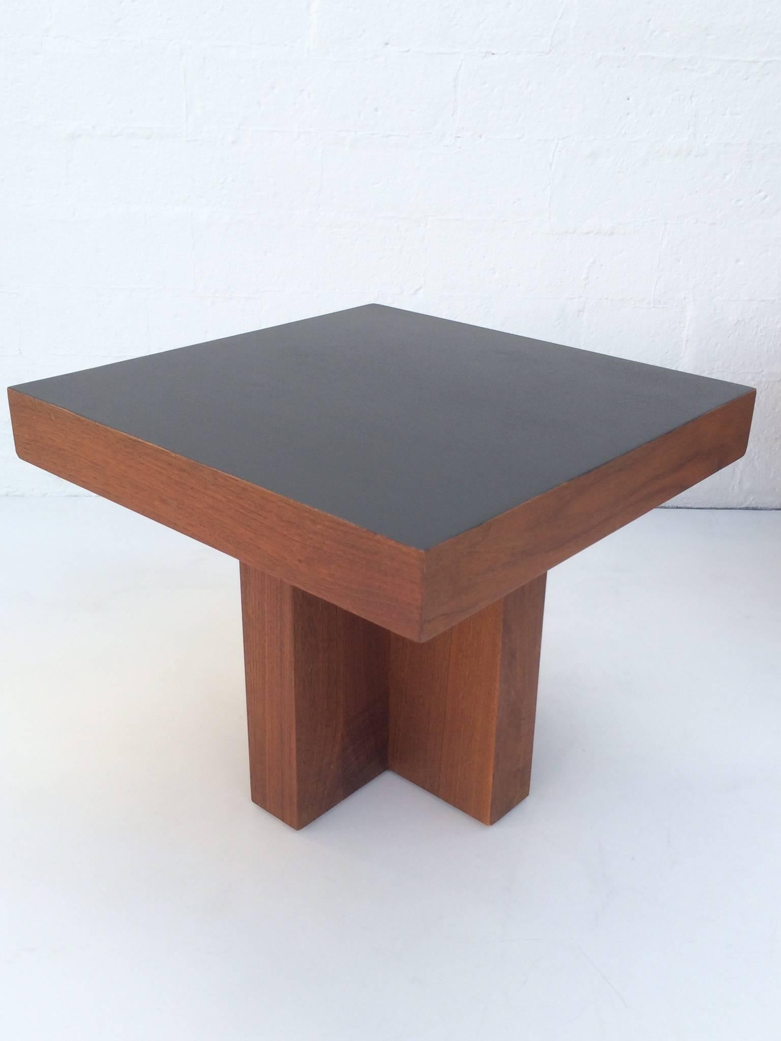 Pair of Walnut Side Tables by Adrian Pearsall In Excellent Condition In Palm Springs, CA