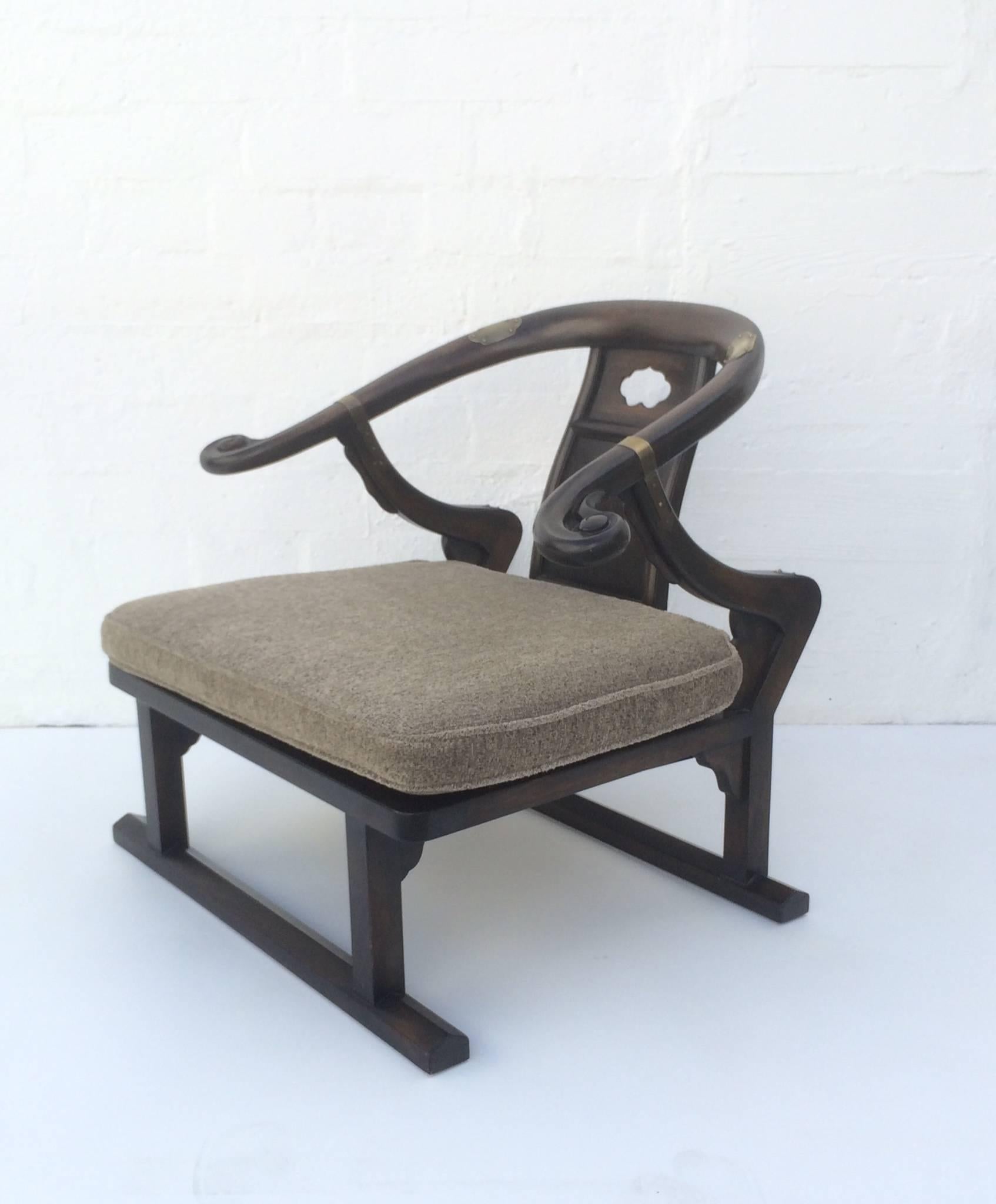 American Walnut Lounge Chair by Baker Furniture Company