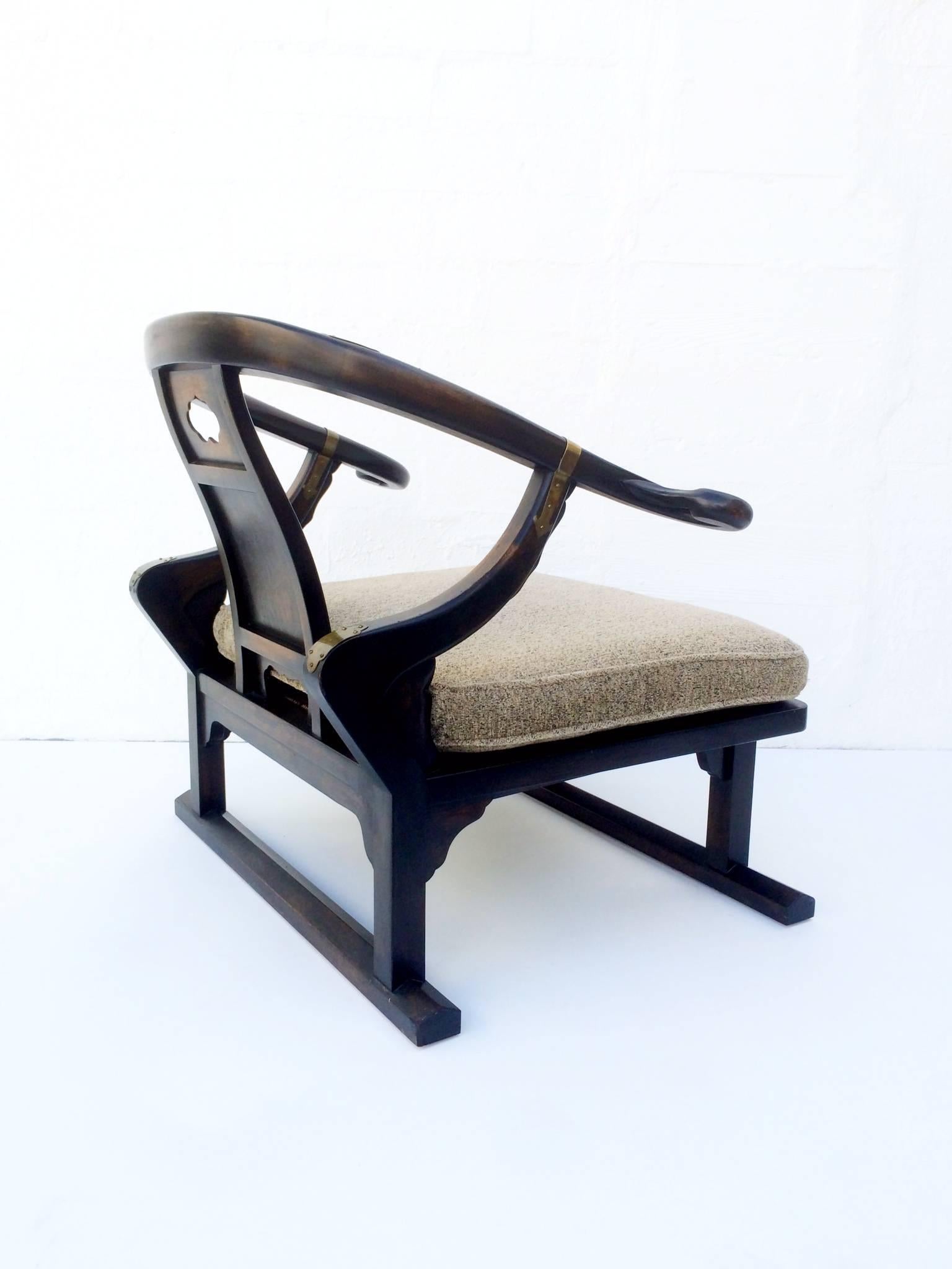 Walnut Lounge Chair by Baker Furniture Company 2