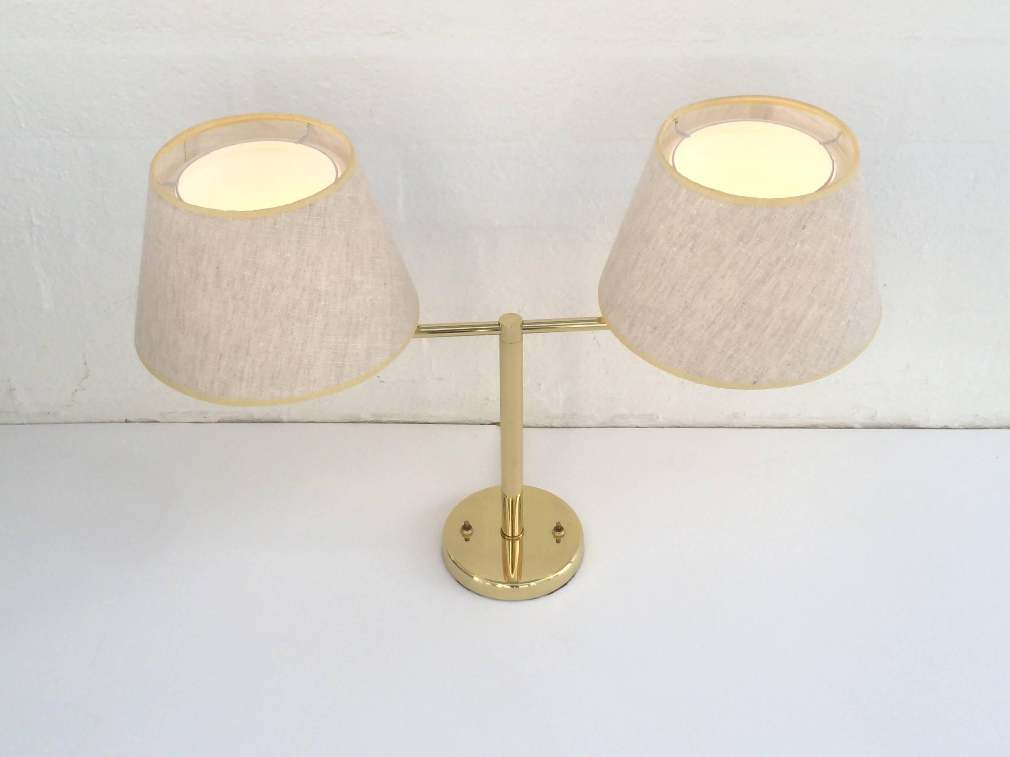 double desk lamp