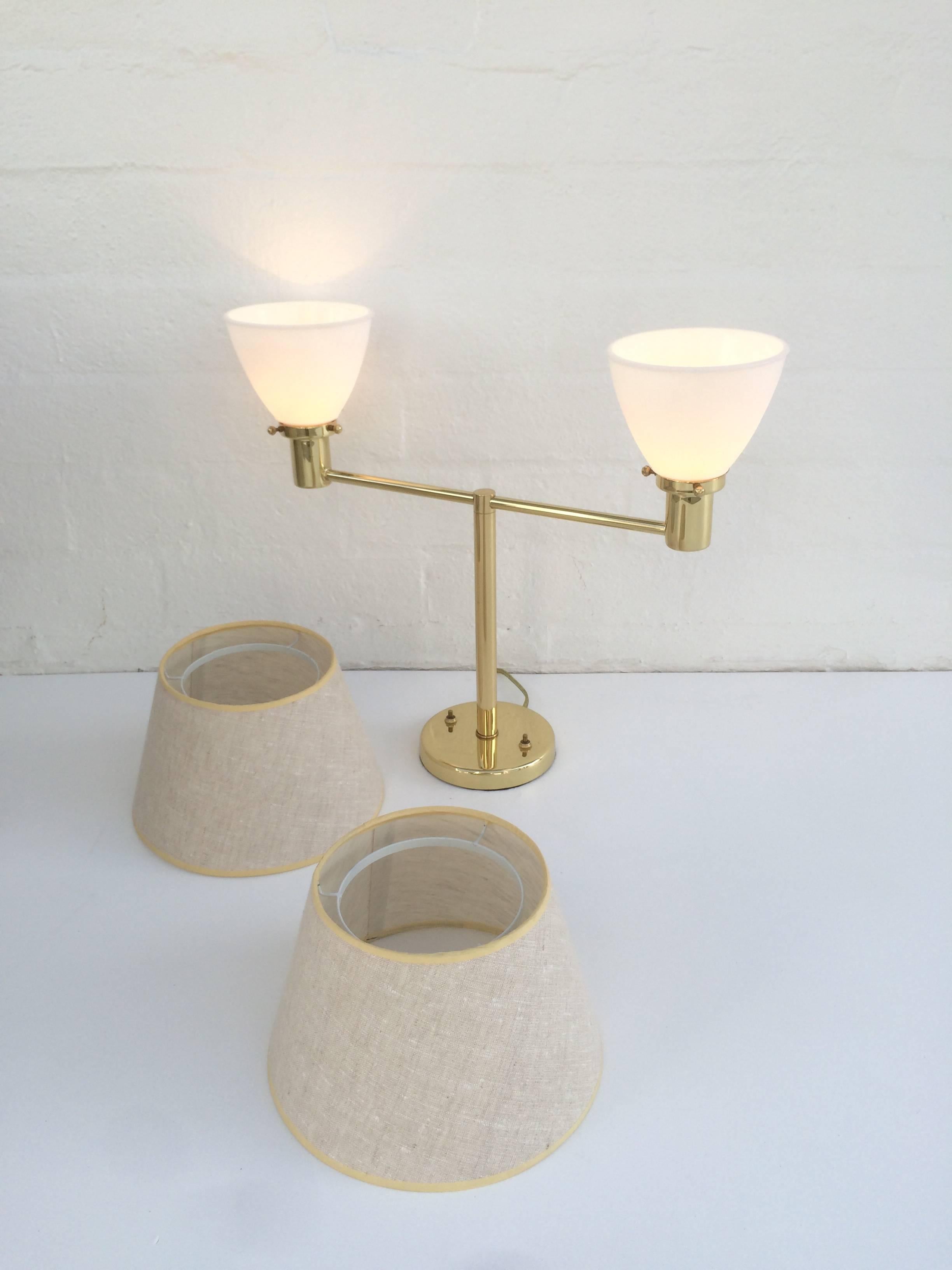 double shade lamp