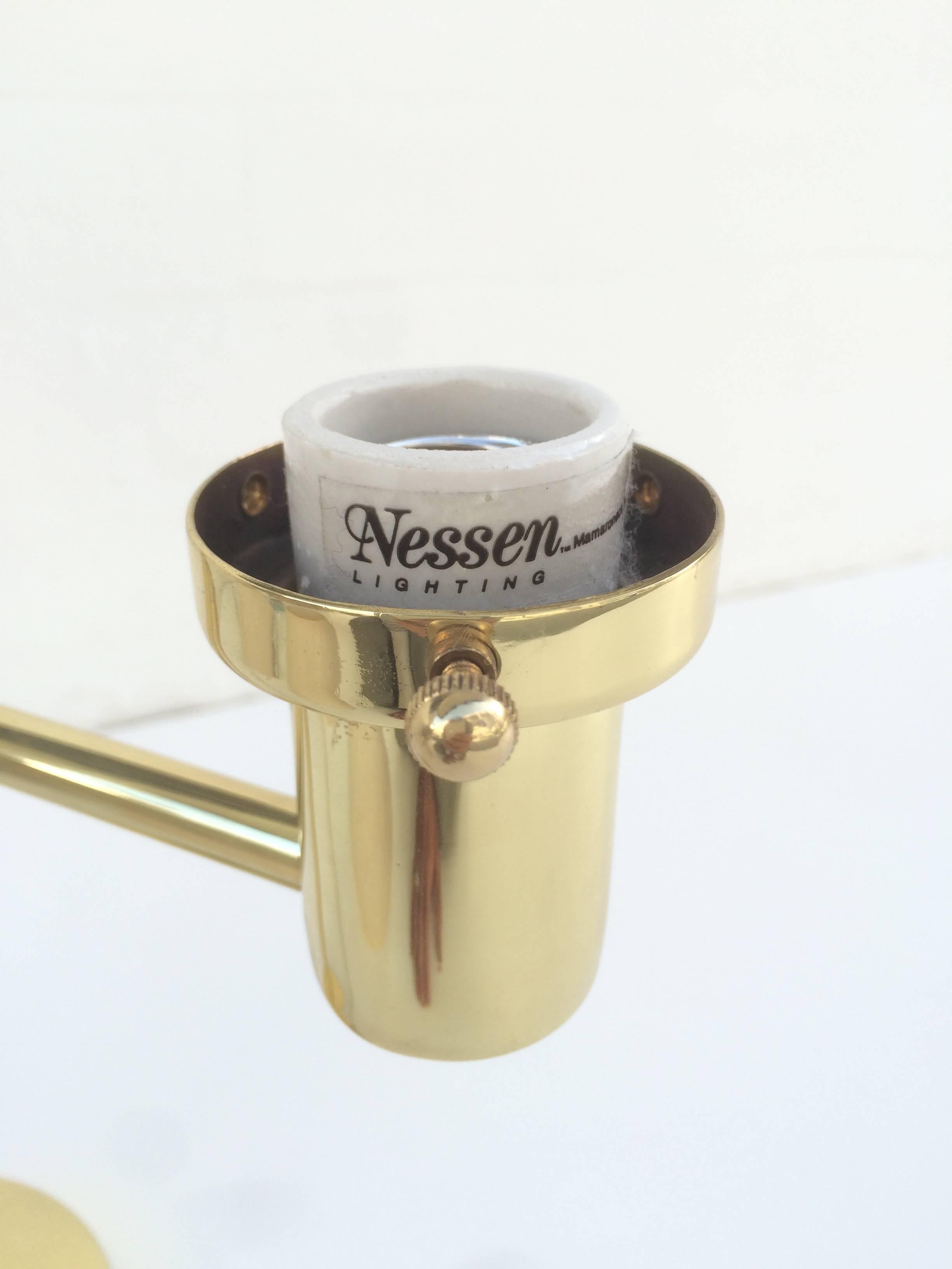 Mid-Century Modern Double Shade Desk Lamp by Nessen