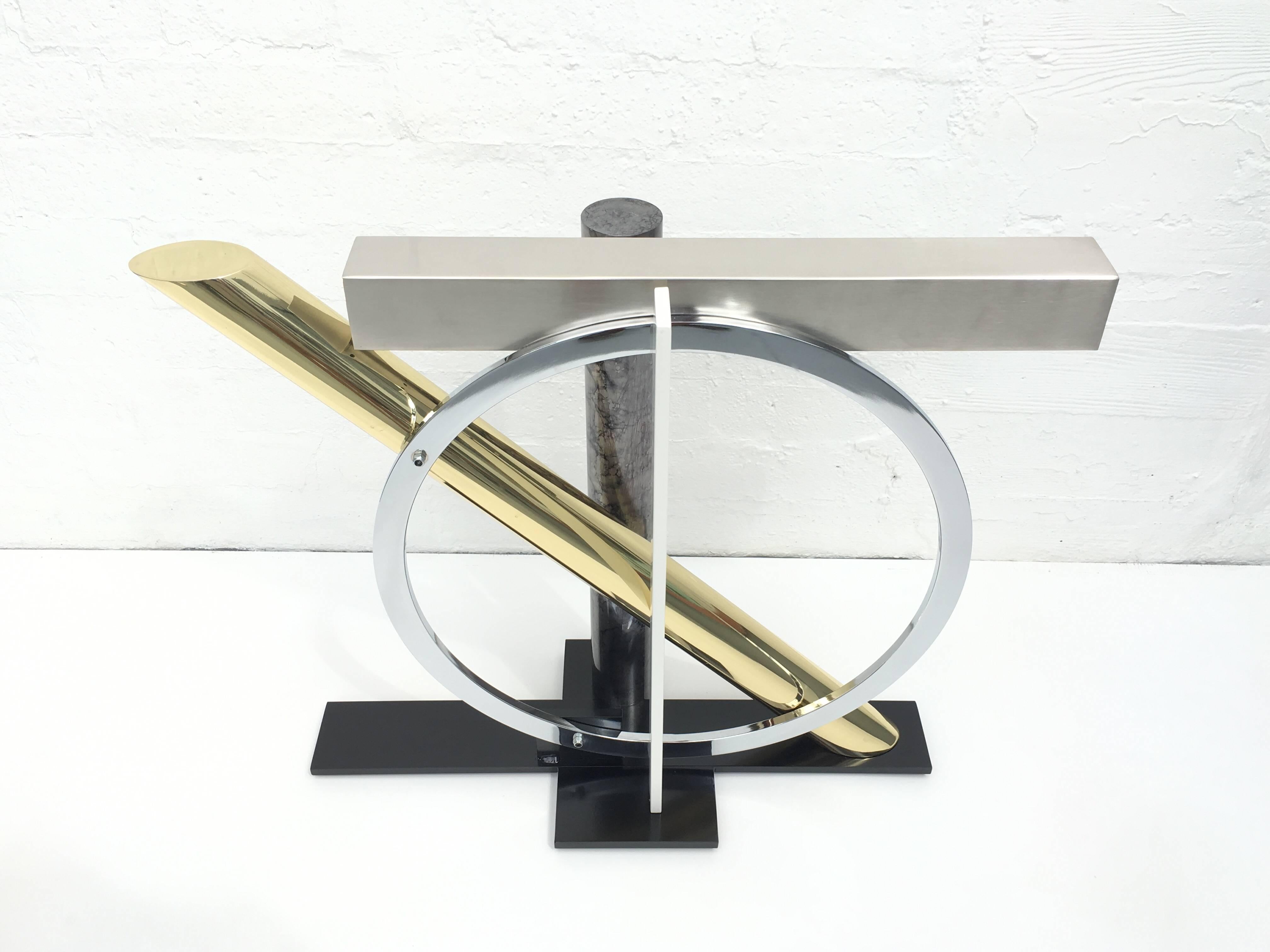 Late 20th Century Sculptural Console Table by Kaizo Oto for Design Institute of America