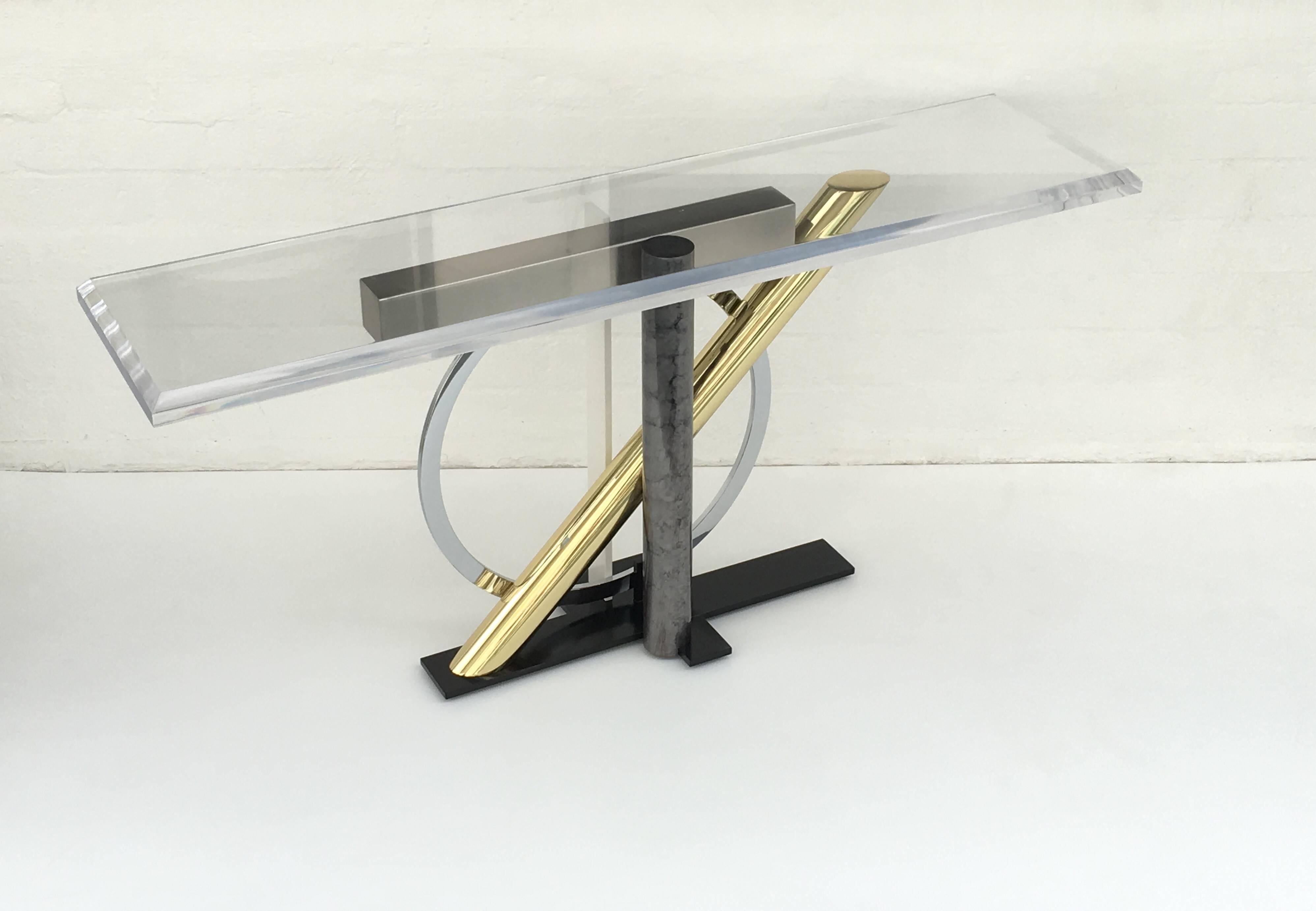 Sculptural Console Table by Kaizo Oto for Design Institute of America 2