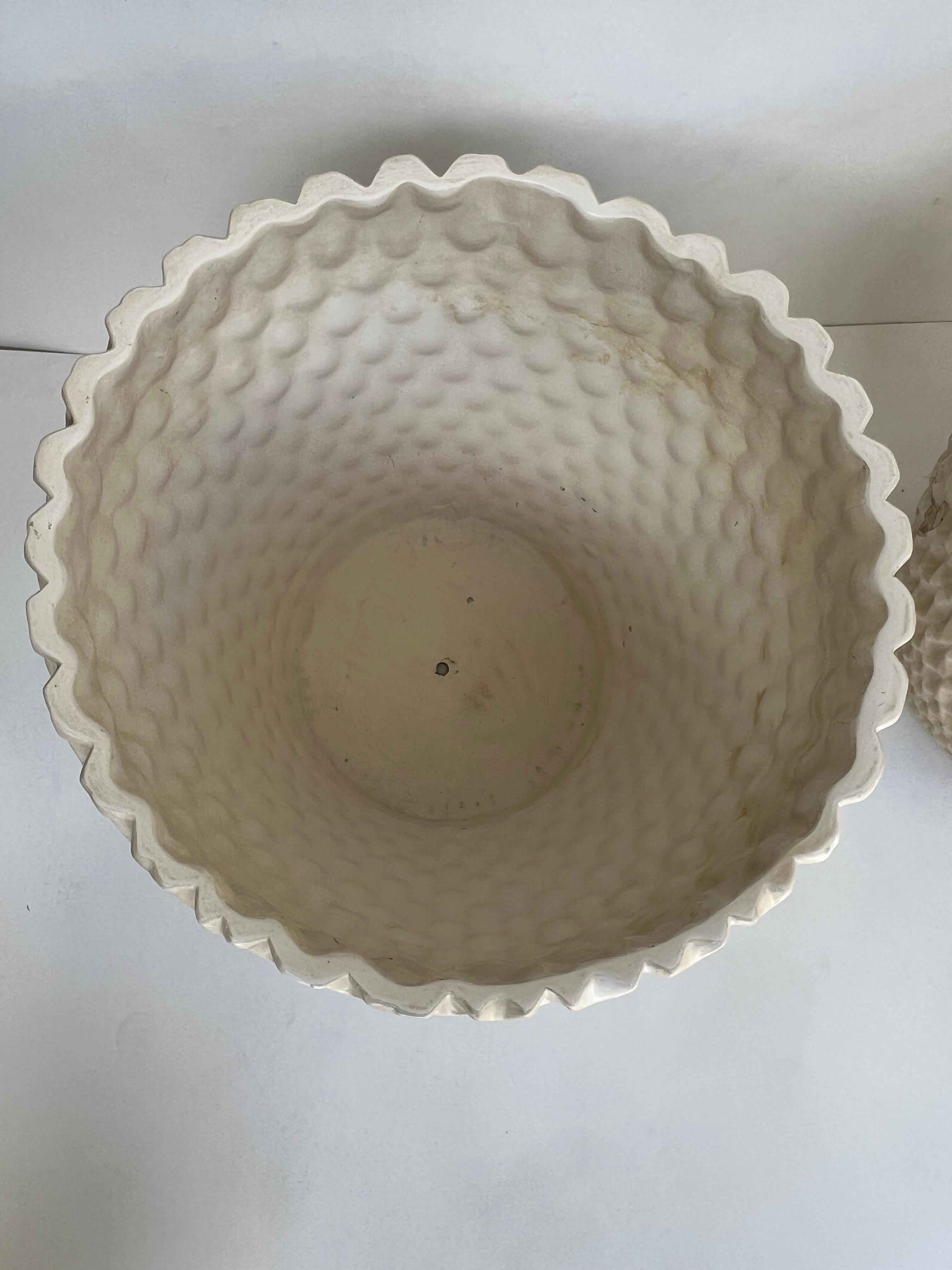 Pair of Ceramic “Phoenix-1”  Architectural Planters by David Cressey In Good Condition For Sale In Palm Springs, CA