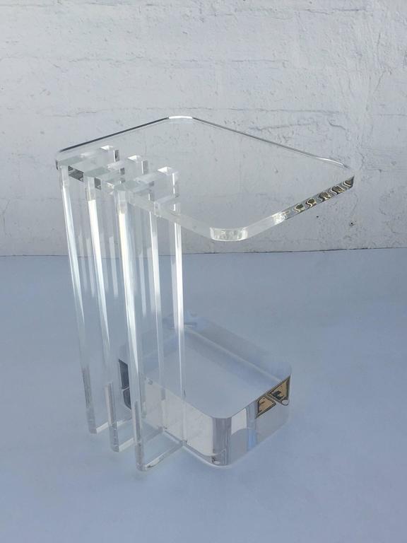 Acrylic Occasional Table by Les Prismatiques at 1stDibs
