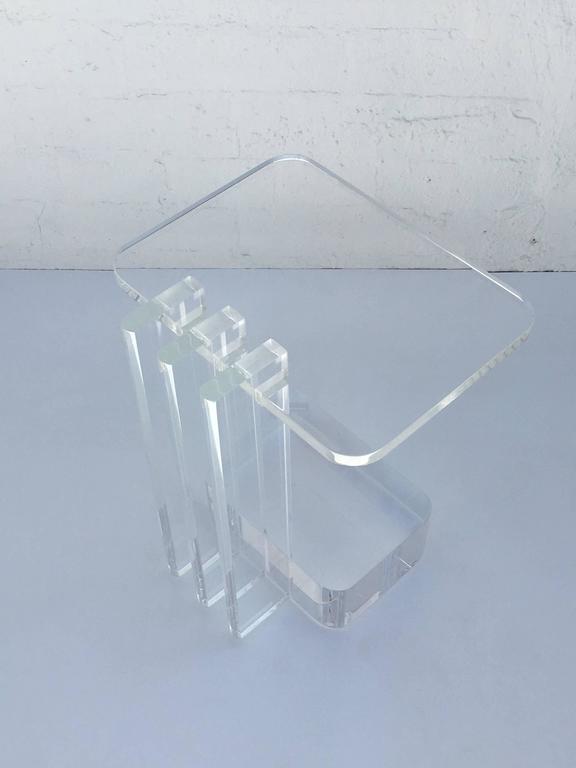 Acrylic Occasional Table by Les Prismatiques at 1stDibs