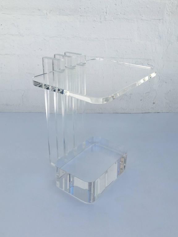 Acrylic Occasional Table by Les Prismatiques at 1stDibs