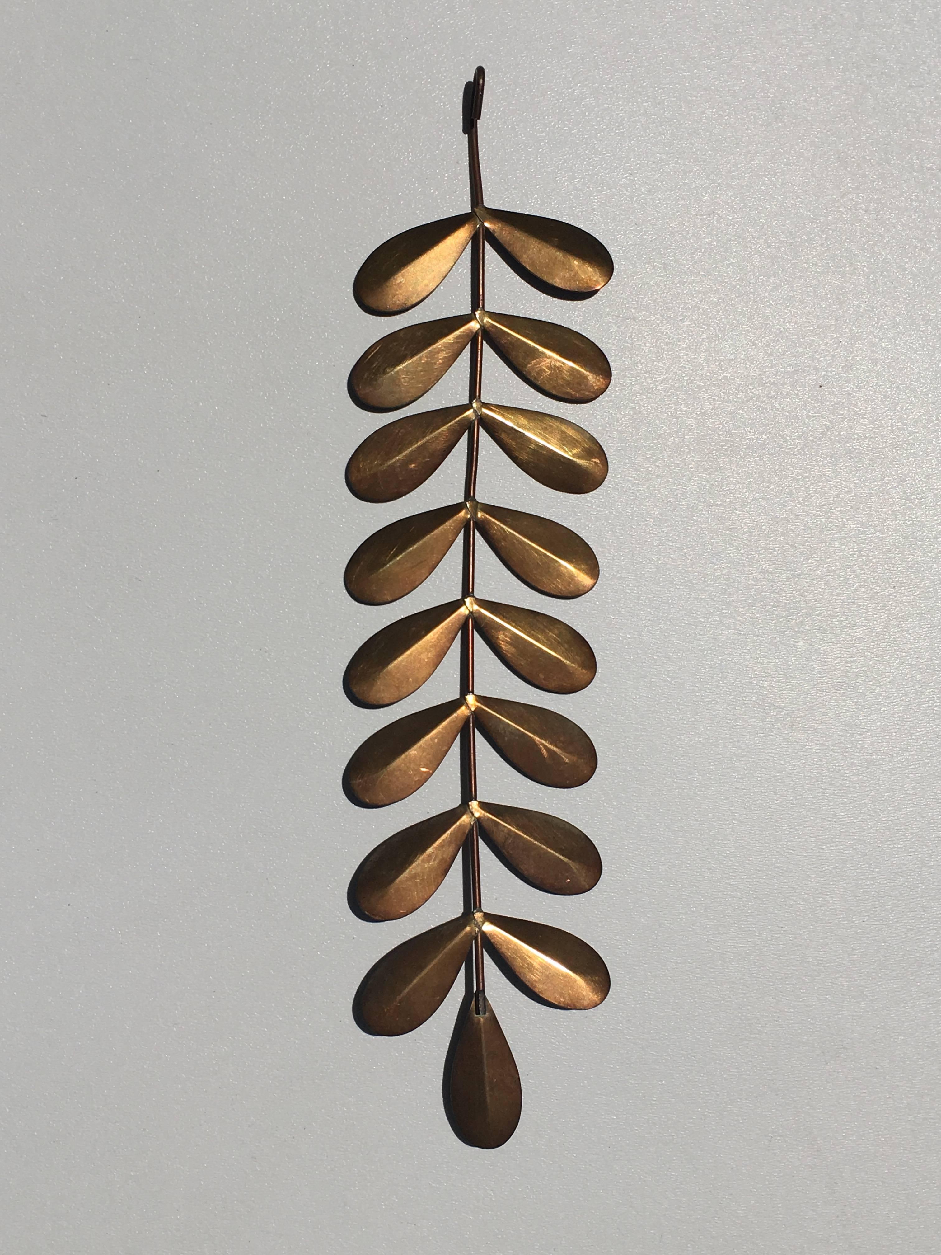 Late 20th Century Brass Wall Sculpture by Curtis Jere