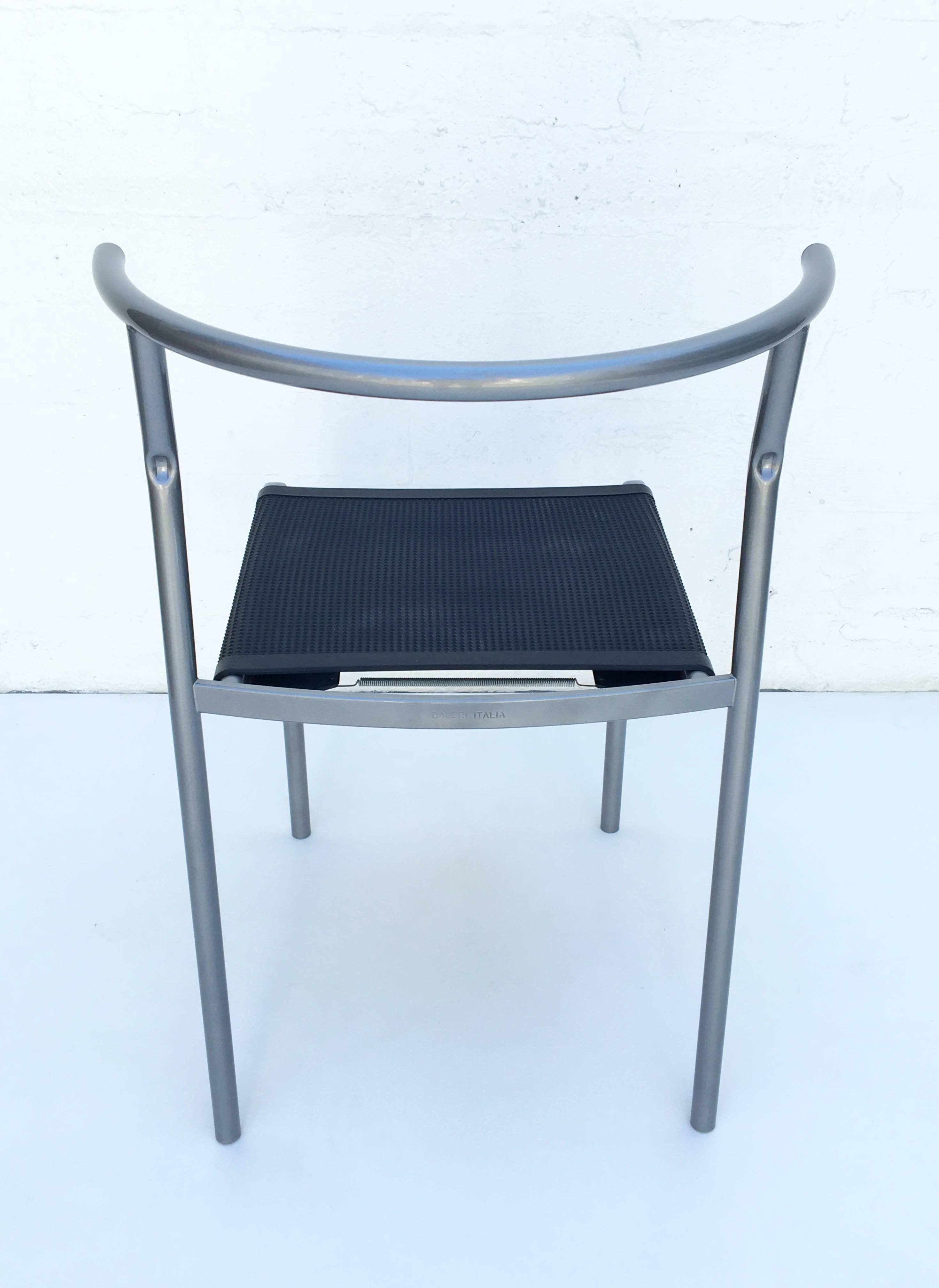 Fin du 20e siècle Quatre chaises de piquet de café par Philippe Starck pour Cerruti Baleri en vente