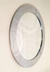 1970s Chrome Mirror by Curtis Jeré for Artisan House