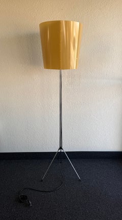 Italian Artemide Chrome Milo Floor Lamp