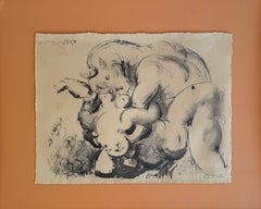 Litografia originale di Pablo Picasso “Minotaure”, 1967