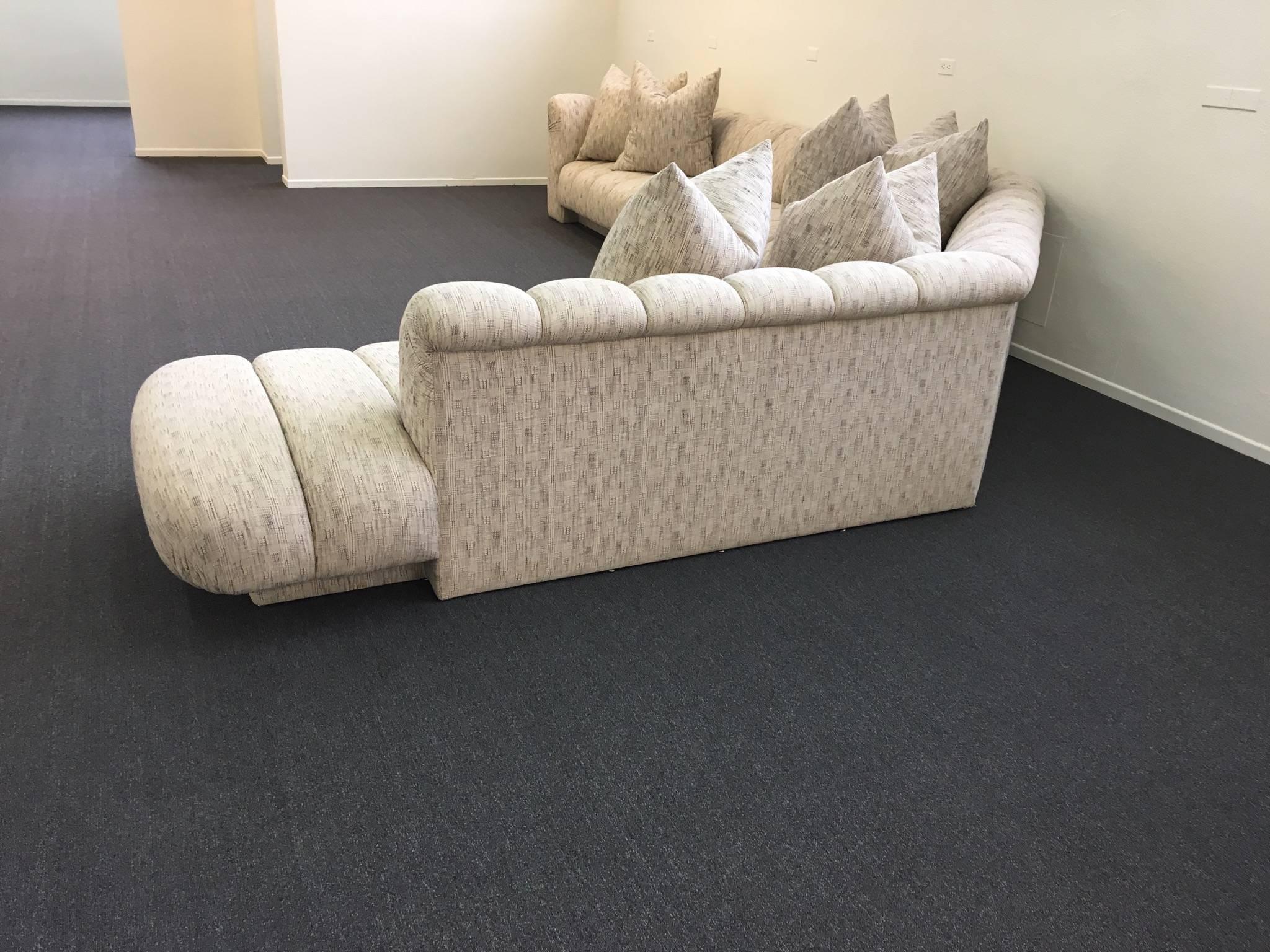 1980's sectional sofa