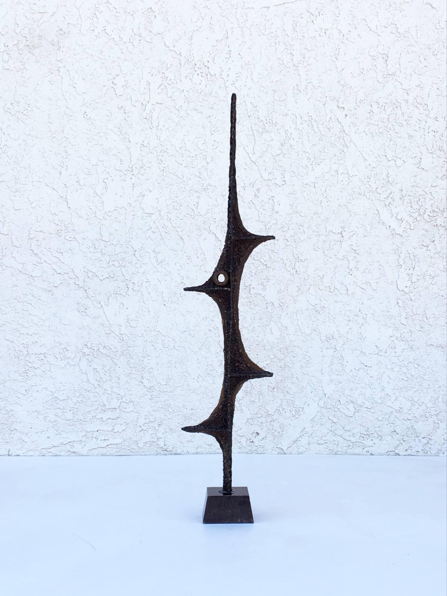 Brutalist Studio Sculpture by John De La Rosa 1