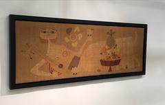 Großer handgewebter Wandteppich von John Smith