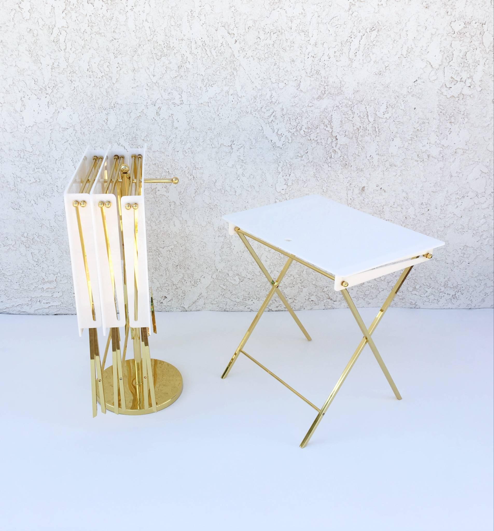acrylic folding table