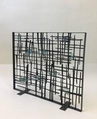 Brutalist Studio Fireplace Screen by John De La Rosa