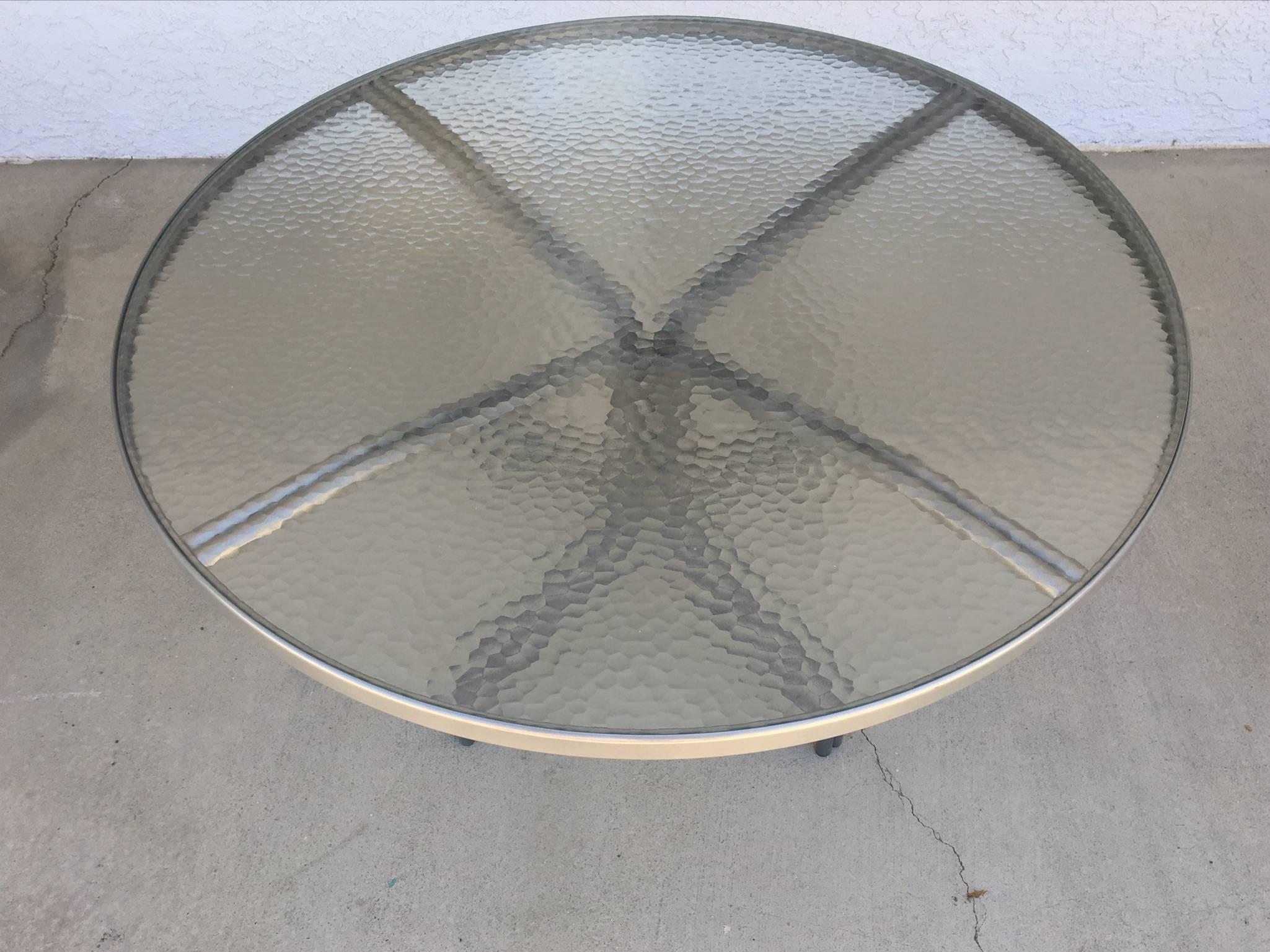 Aluminum 1970s Outdoor Five-Piece Patio Set by Brown Jordan