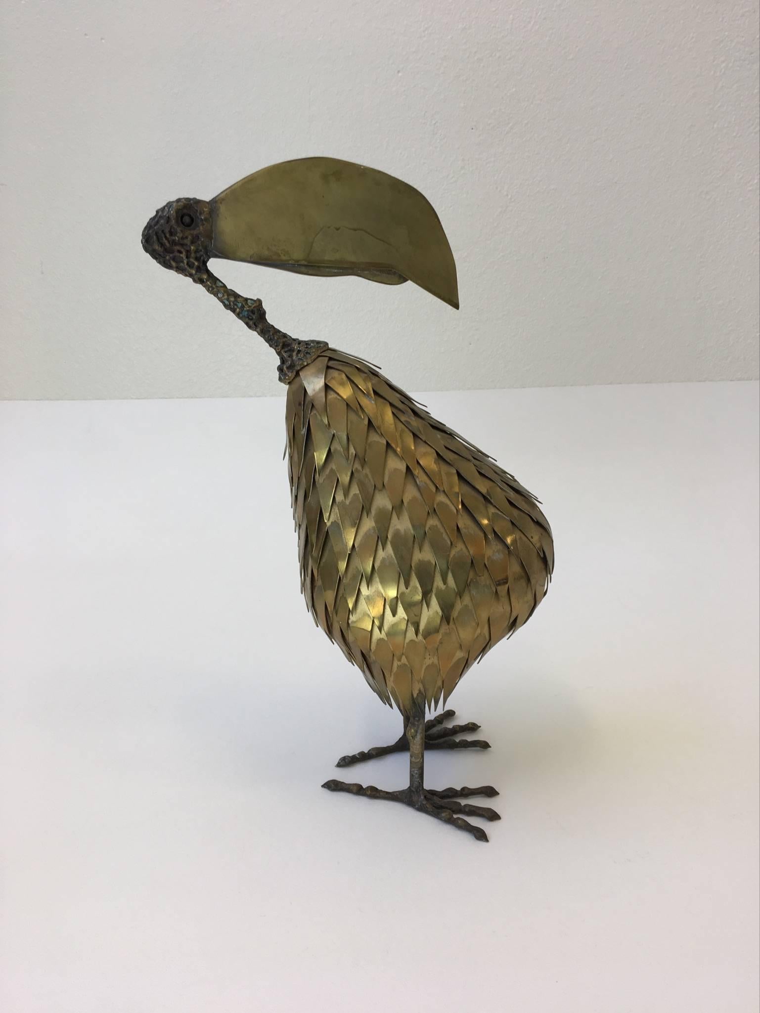 Late 20th Century Brass and Bronze Family of Dodo Birds Sculptures