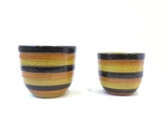 Pair of Italian Ceramic Planters by Bitossi for Rosenthal