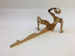 Bronze Reclining Figure Sculpture by Eichengreen and Gensburg