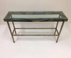 Studio Brutalist Console Table by Sculptor John De La Rosa