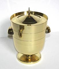 Tommi Pazinger for Dorlyn Lidded Brass Ice or Champagne Bucket