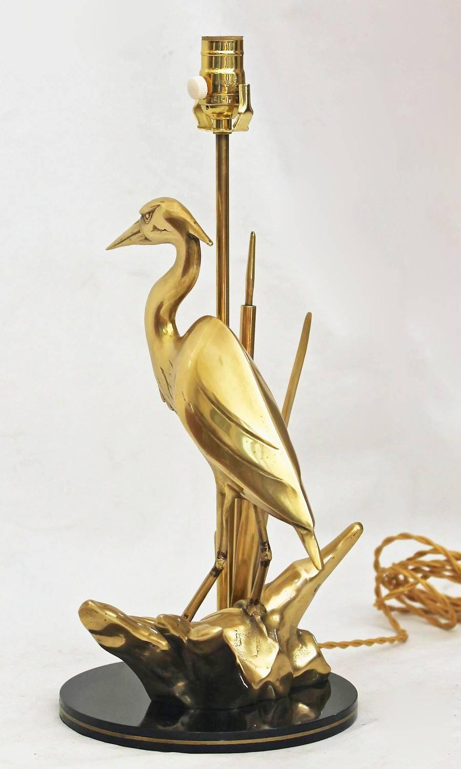 crane bird lamp