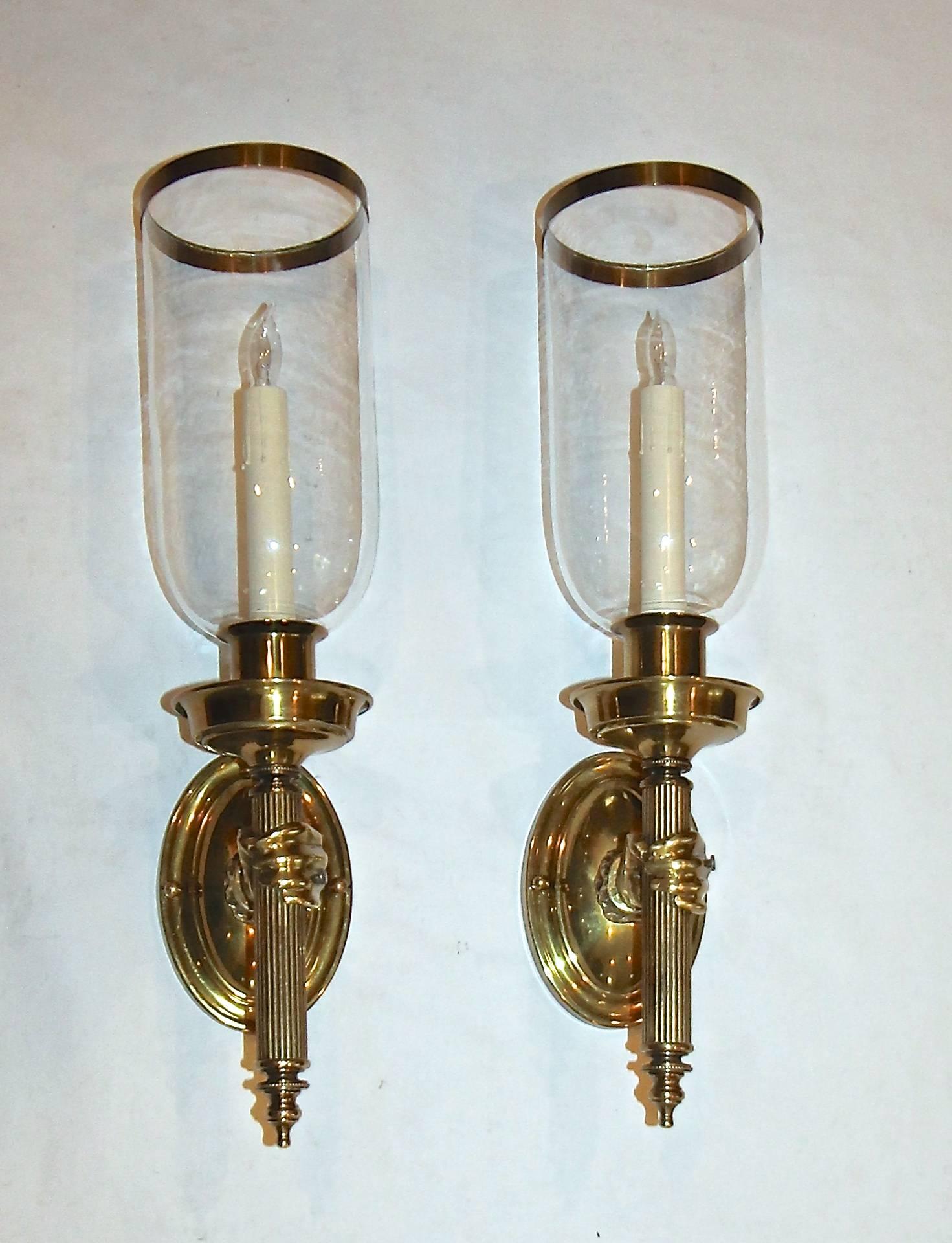hand wall sconce