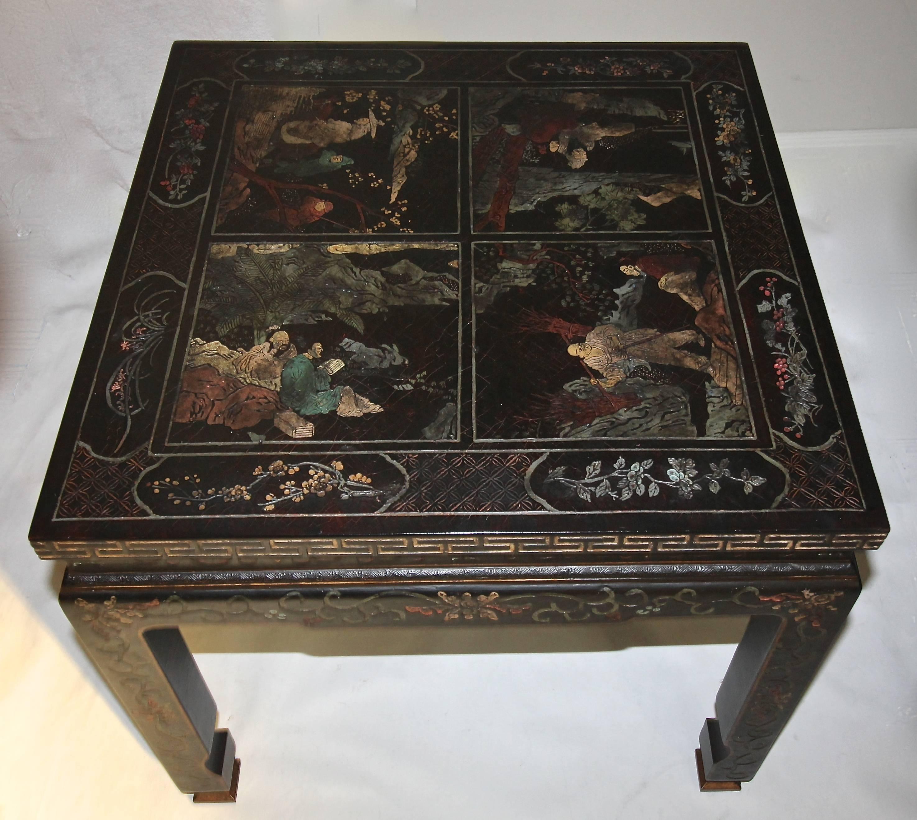 asian inspired end tables