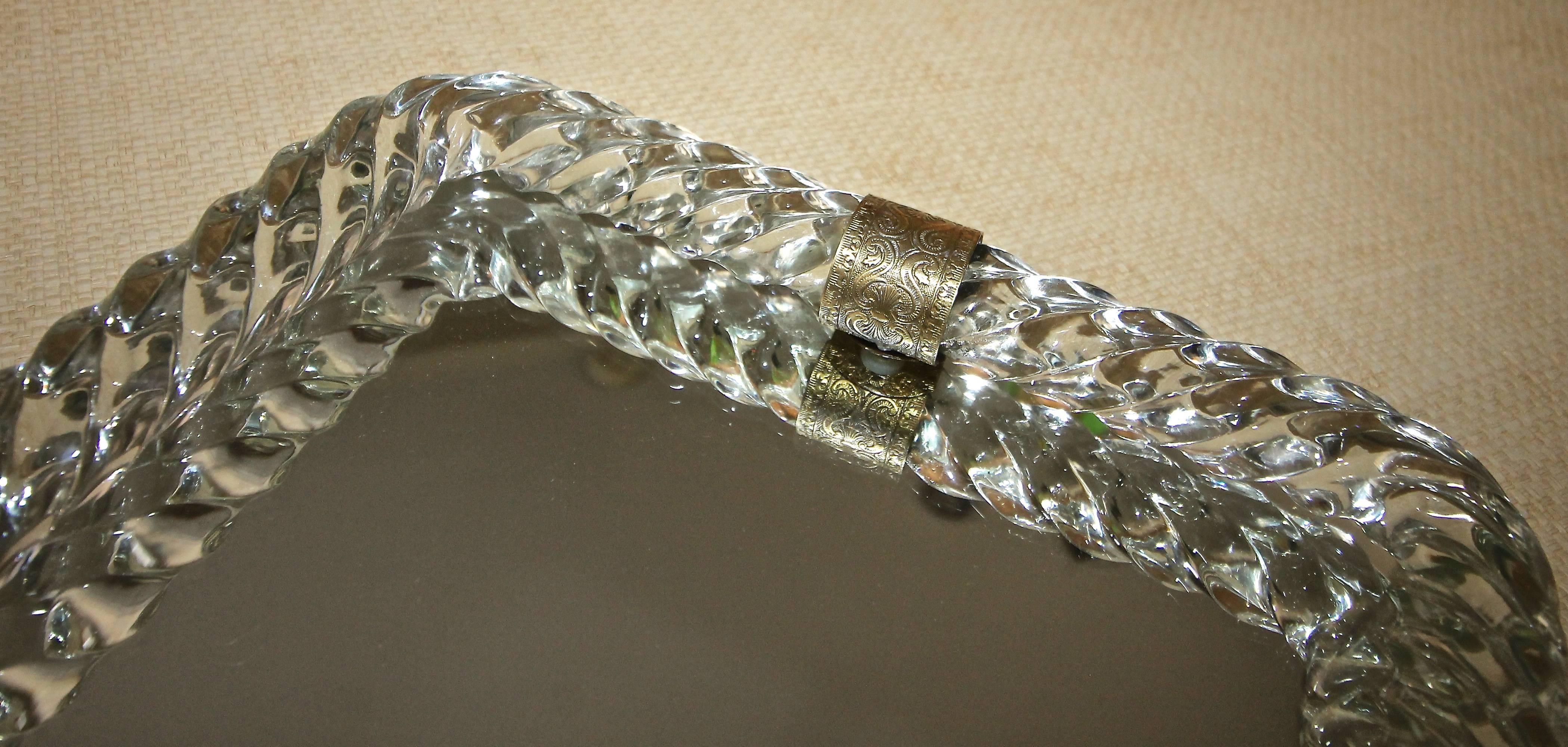 Murano Twisted Glass Rope Vanity Tray 2