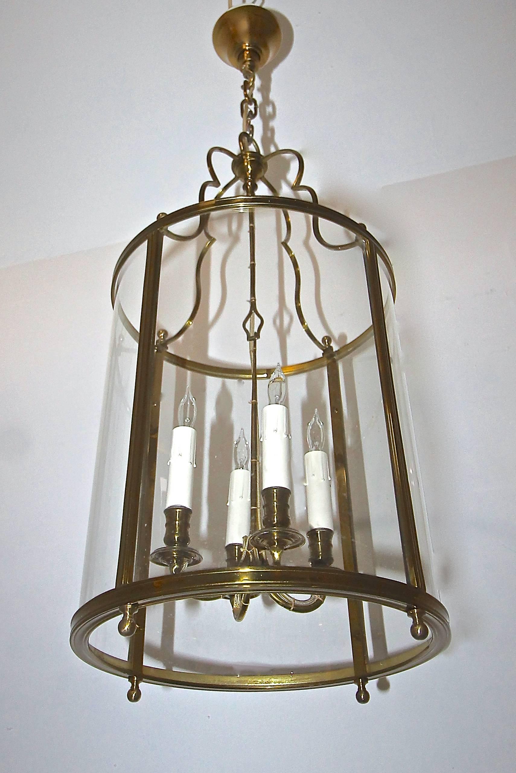 Maison Baguès French Bronze Ceiling Lantern Light 6