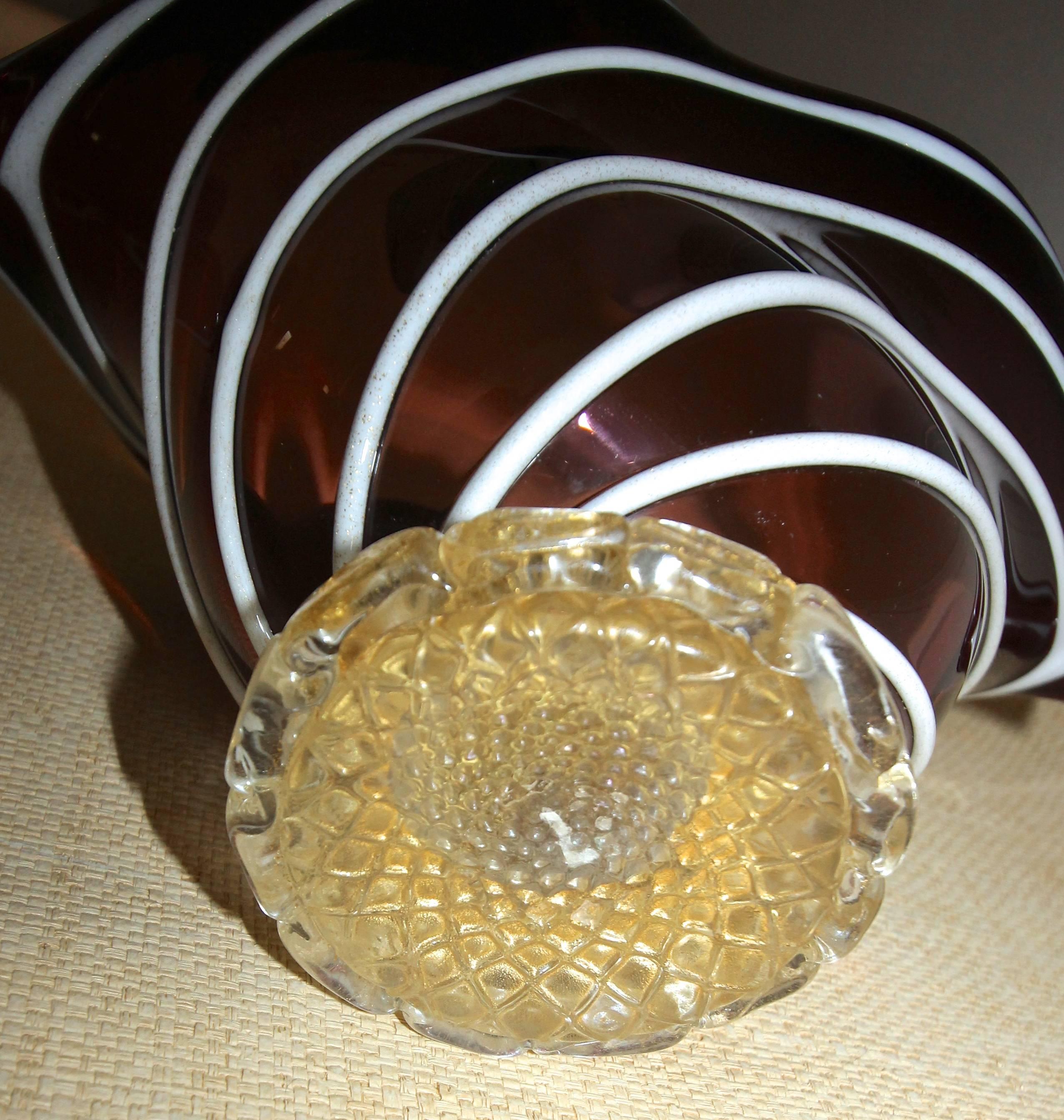 Barovier Murano Glass Centerpiece Bowl 4