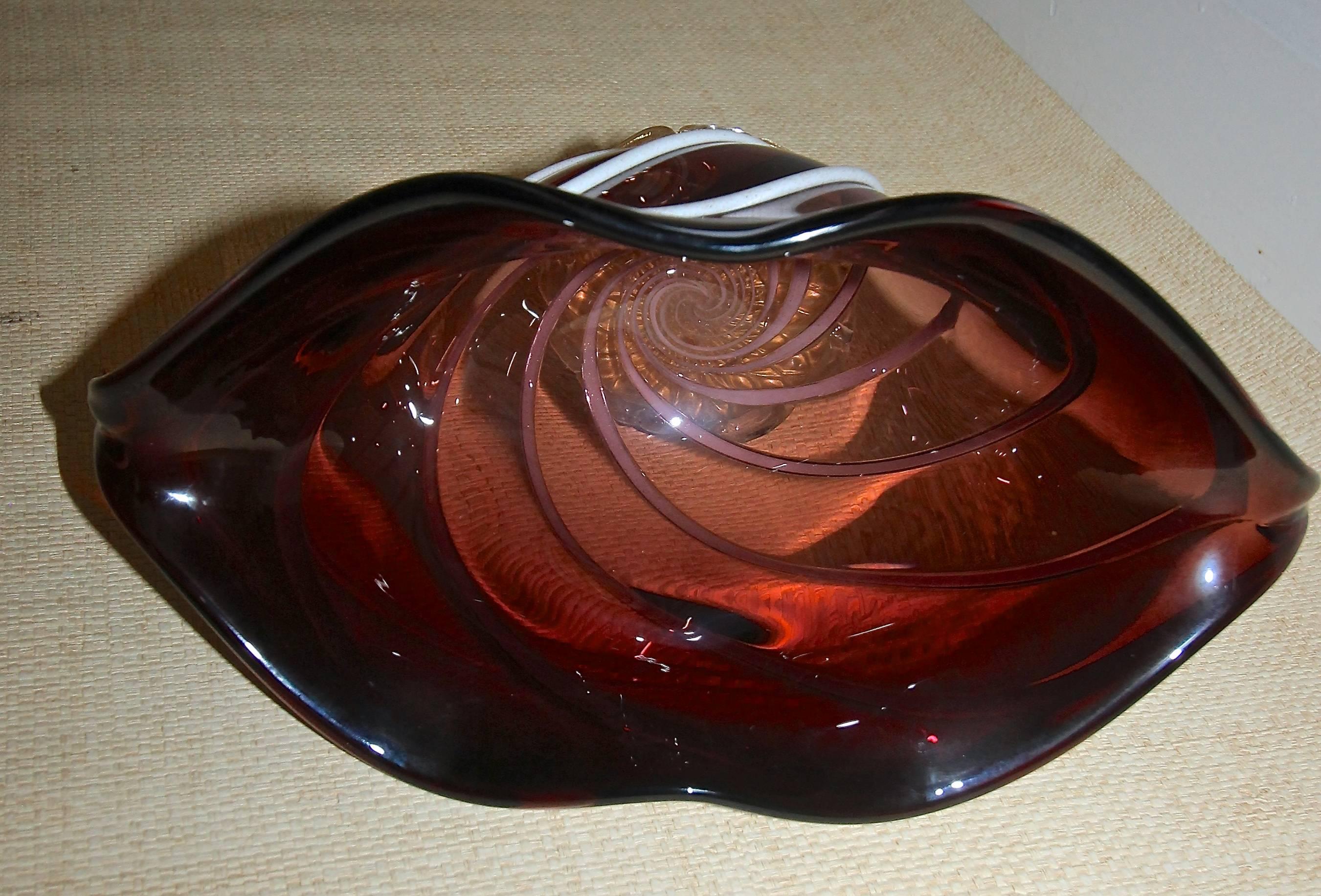 Barovier Murano Glass Centerpiece Bowl 2