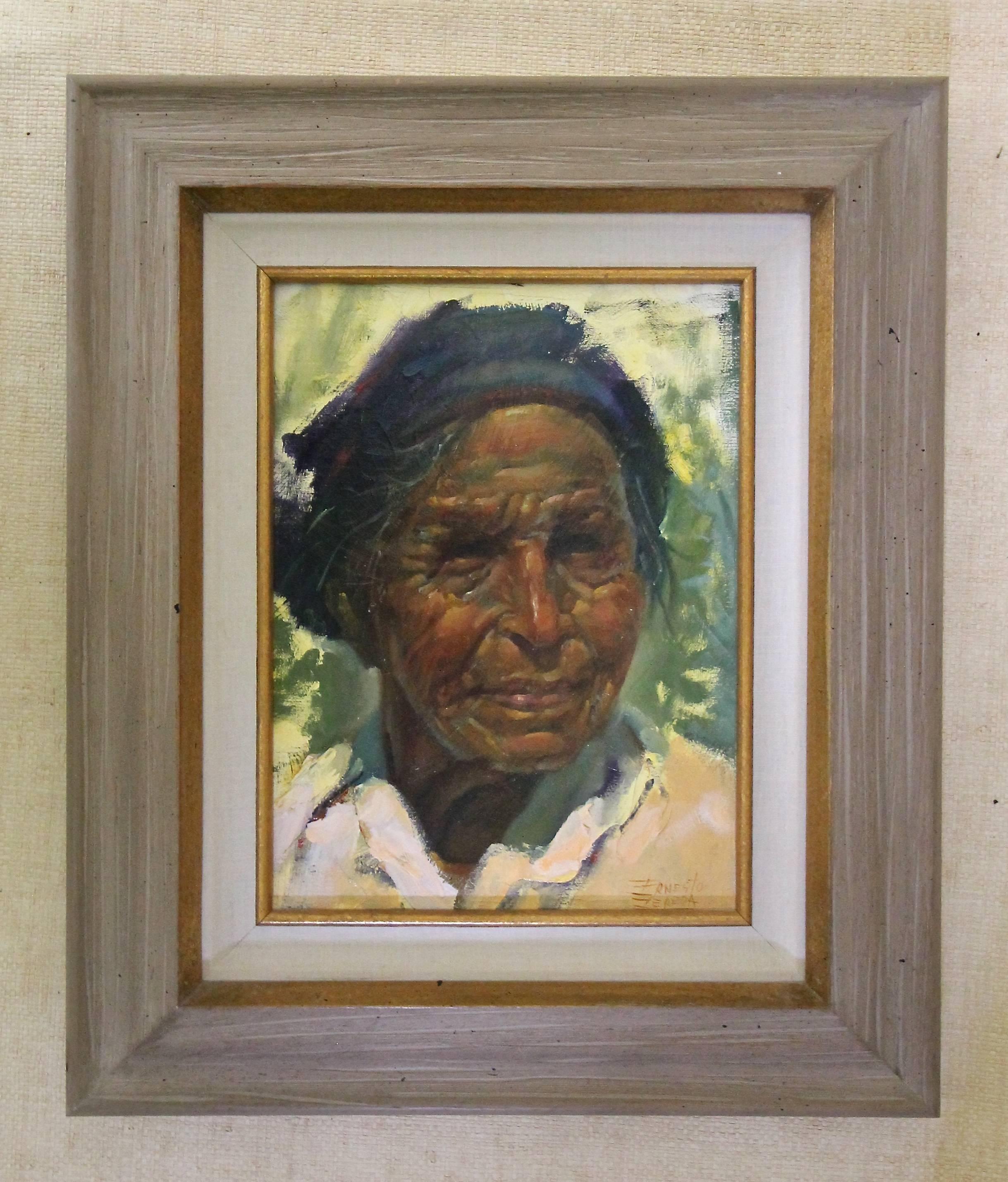 Ernesto Zepeda Native American Oil Painting 2