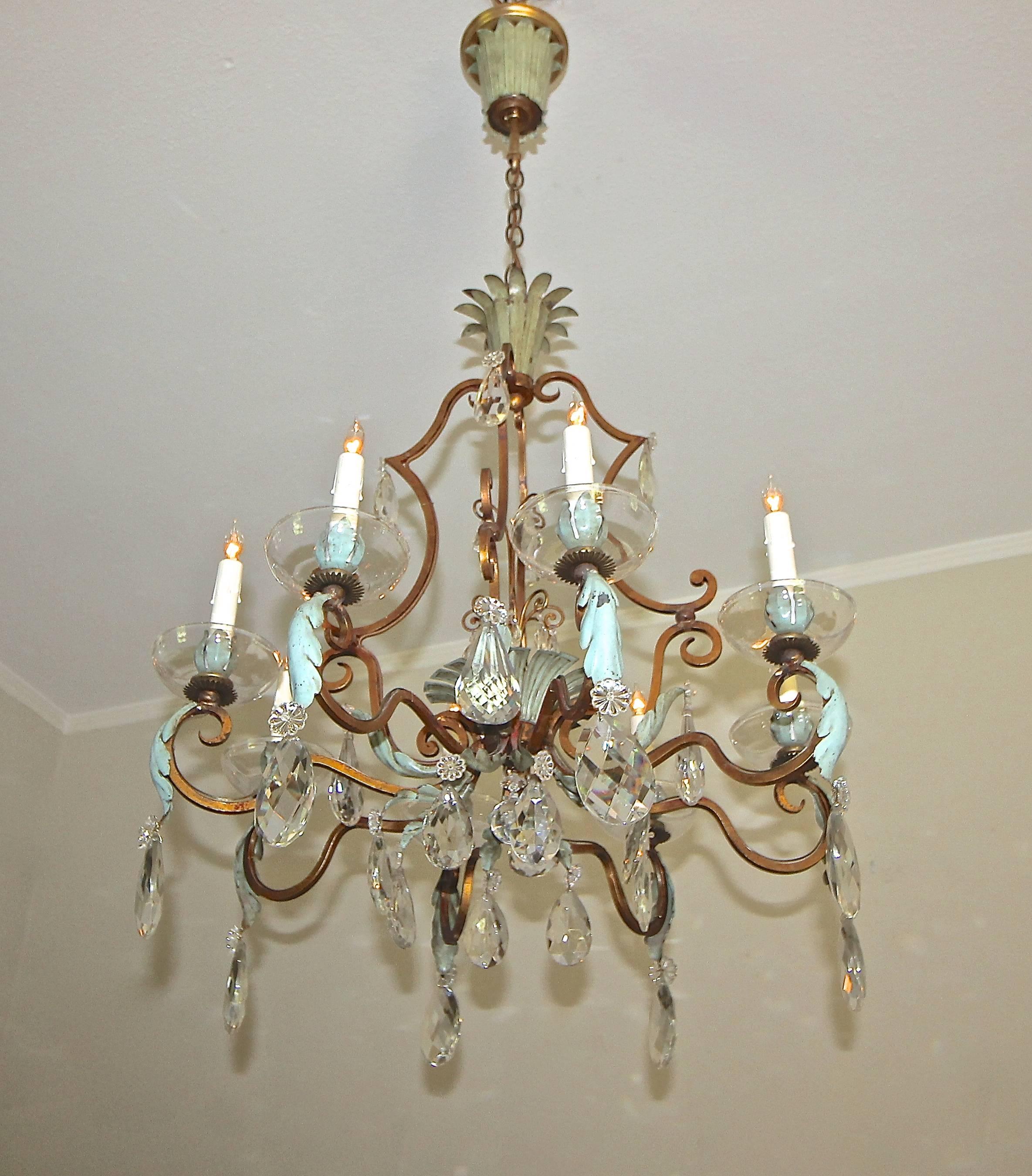 white french country chandelier