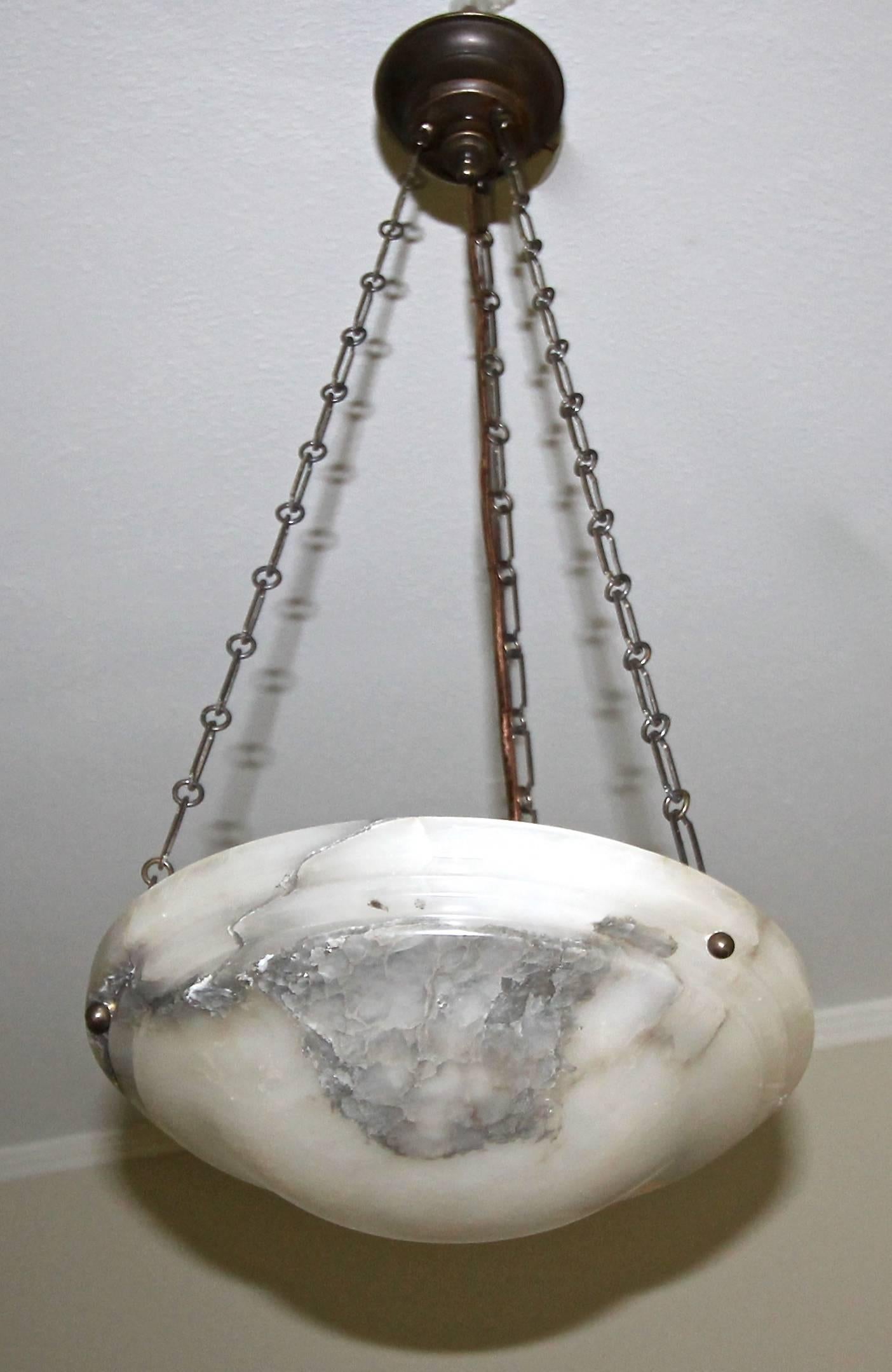 Alabaster French Directoire Style Pendant Chandelier Ceiling Light 5