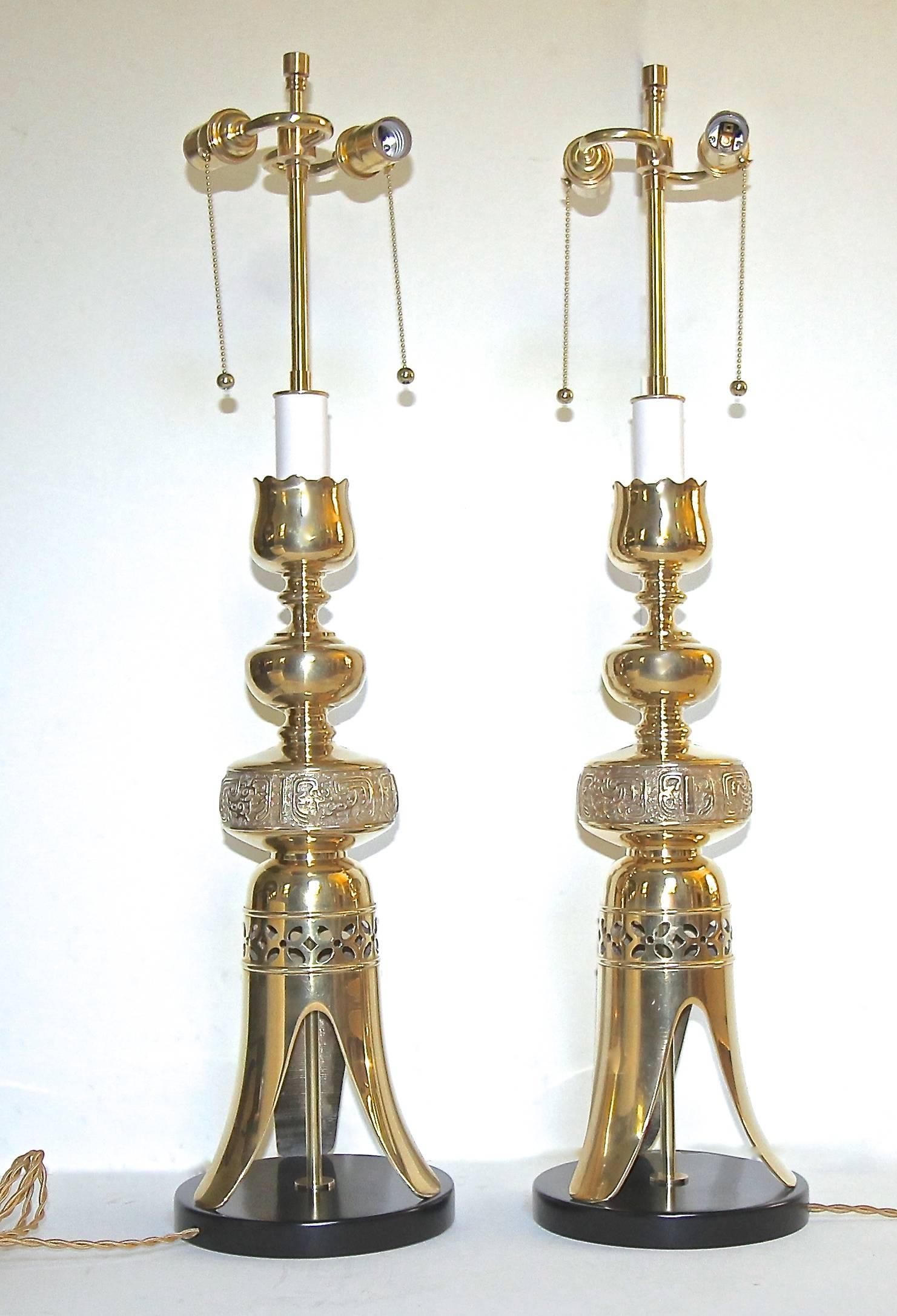 tall candlestick lamps