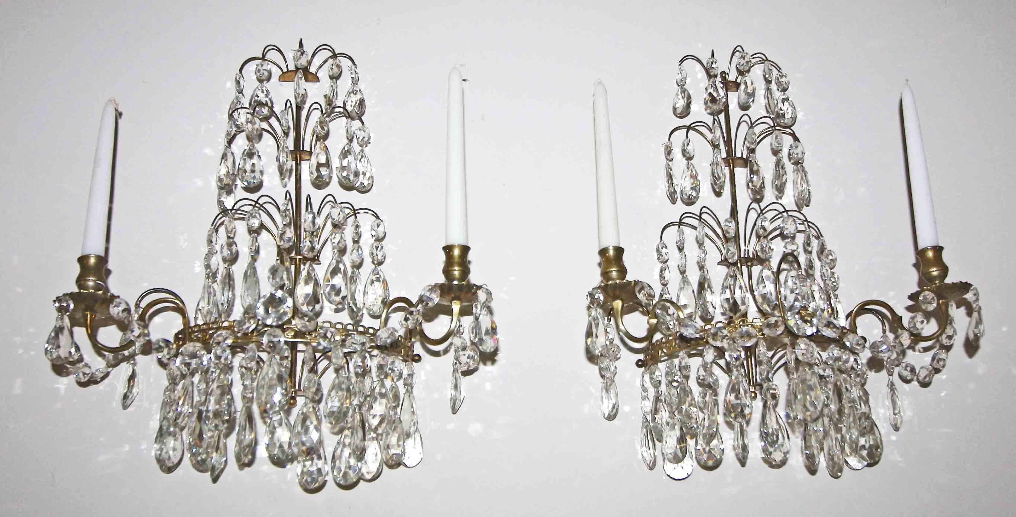 crystal wall sconces for candles