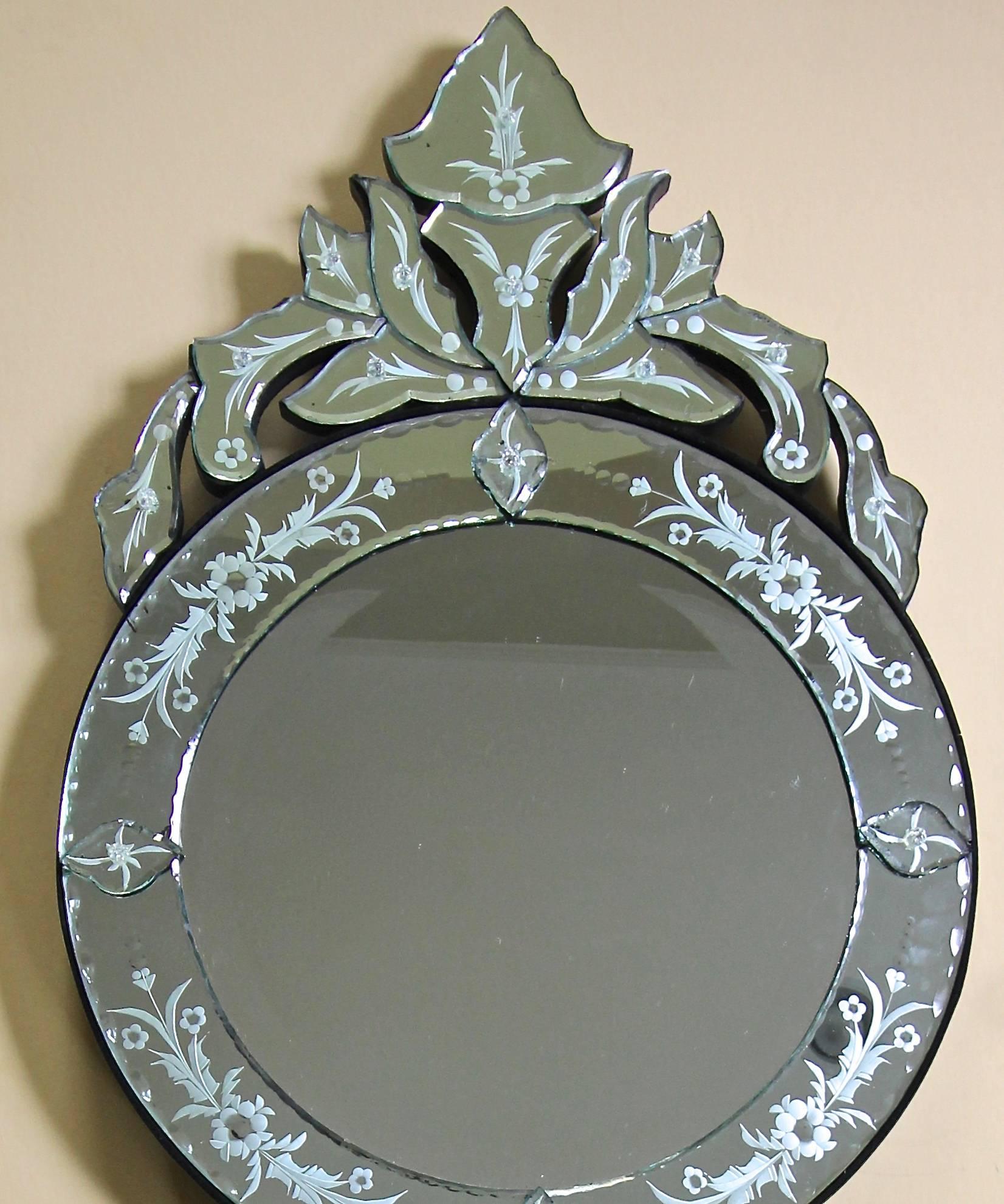 venetian etched mirror