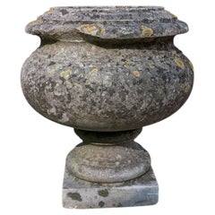 Jardiniere / Jardinière britannique en pierre moulée