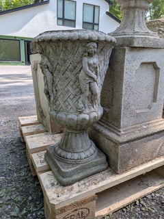 British Cast Stone Planter / Jardiniere